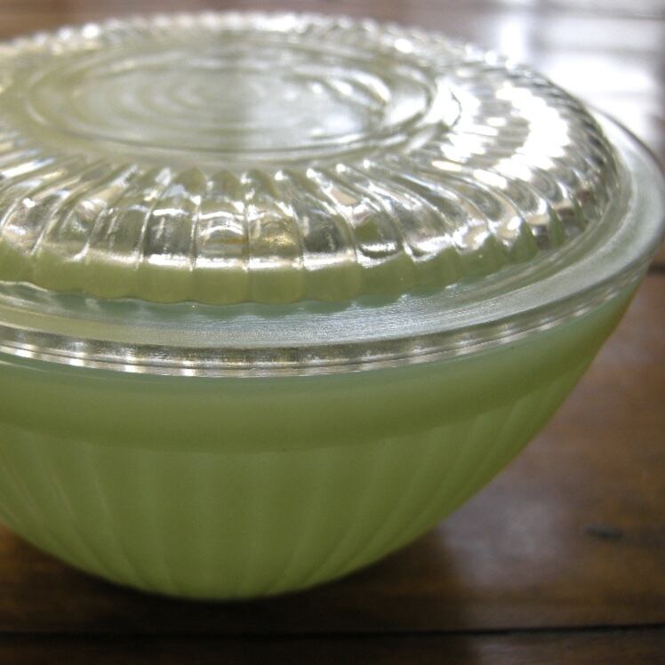 ジェーンレイ リブドボウル&蓋　レア★★★★☆