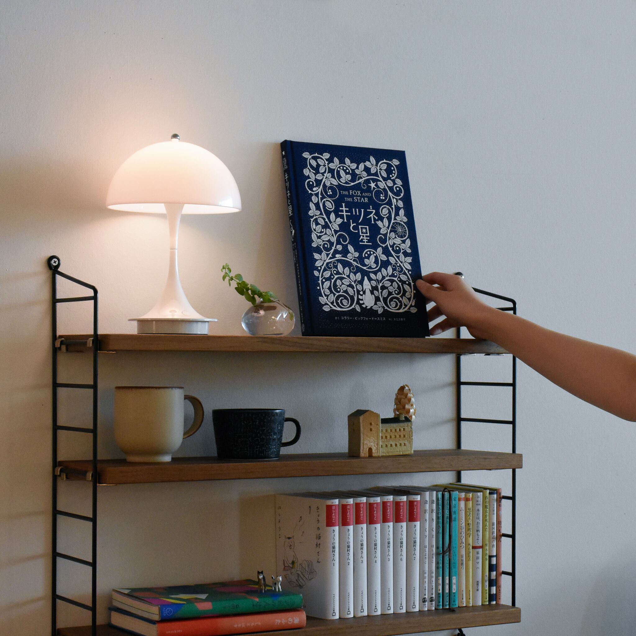 本や小物などのディスプレイにおすすめ。