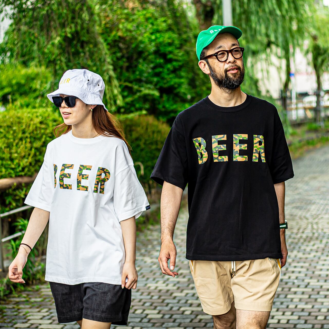 左（ホワイト）：165cm/M　右（ブラック）：182cm/L