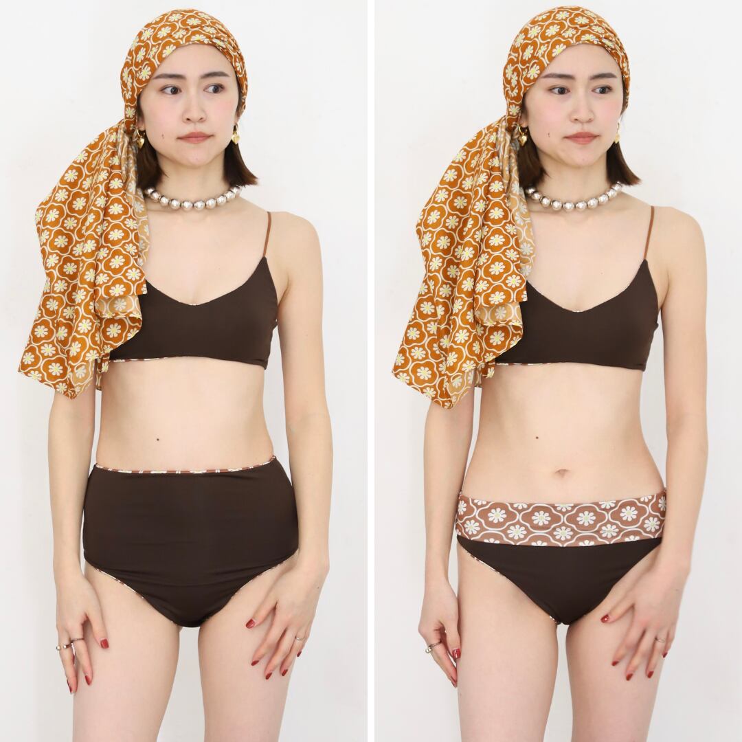Head Scarf/水着のボトムは折り返しても着用可能