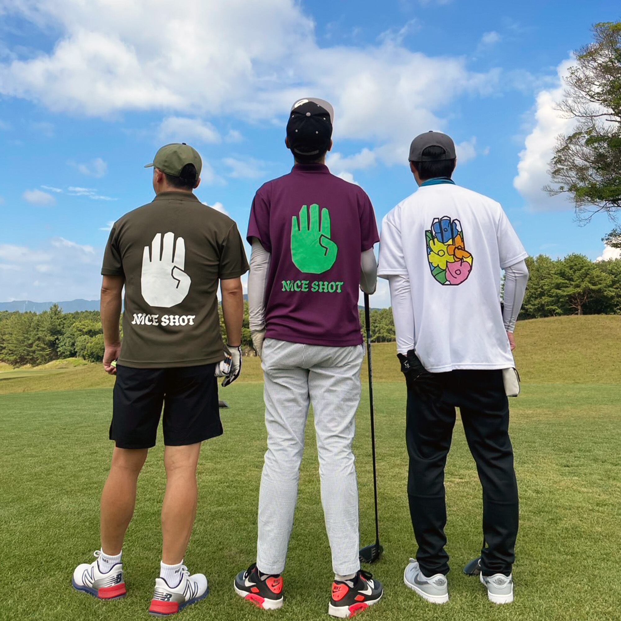 緑M：166cm / 紫XL：182cm / 白L：175cm