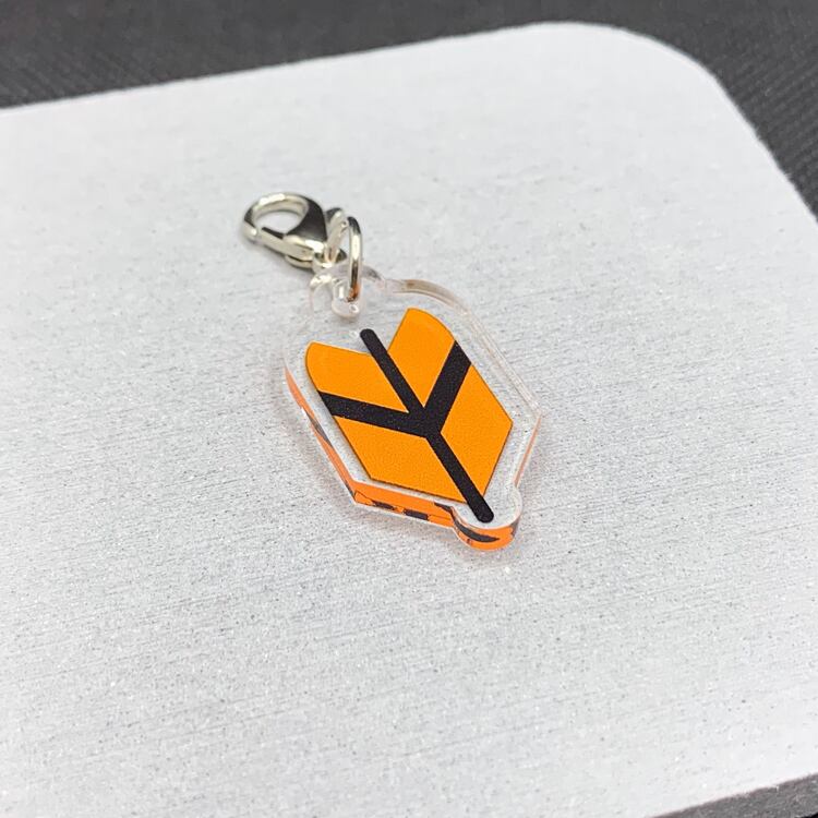 転轍機標識 <反位> (オモテ面)