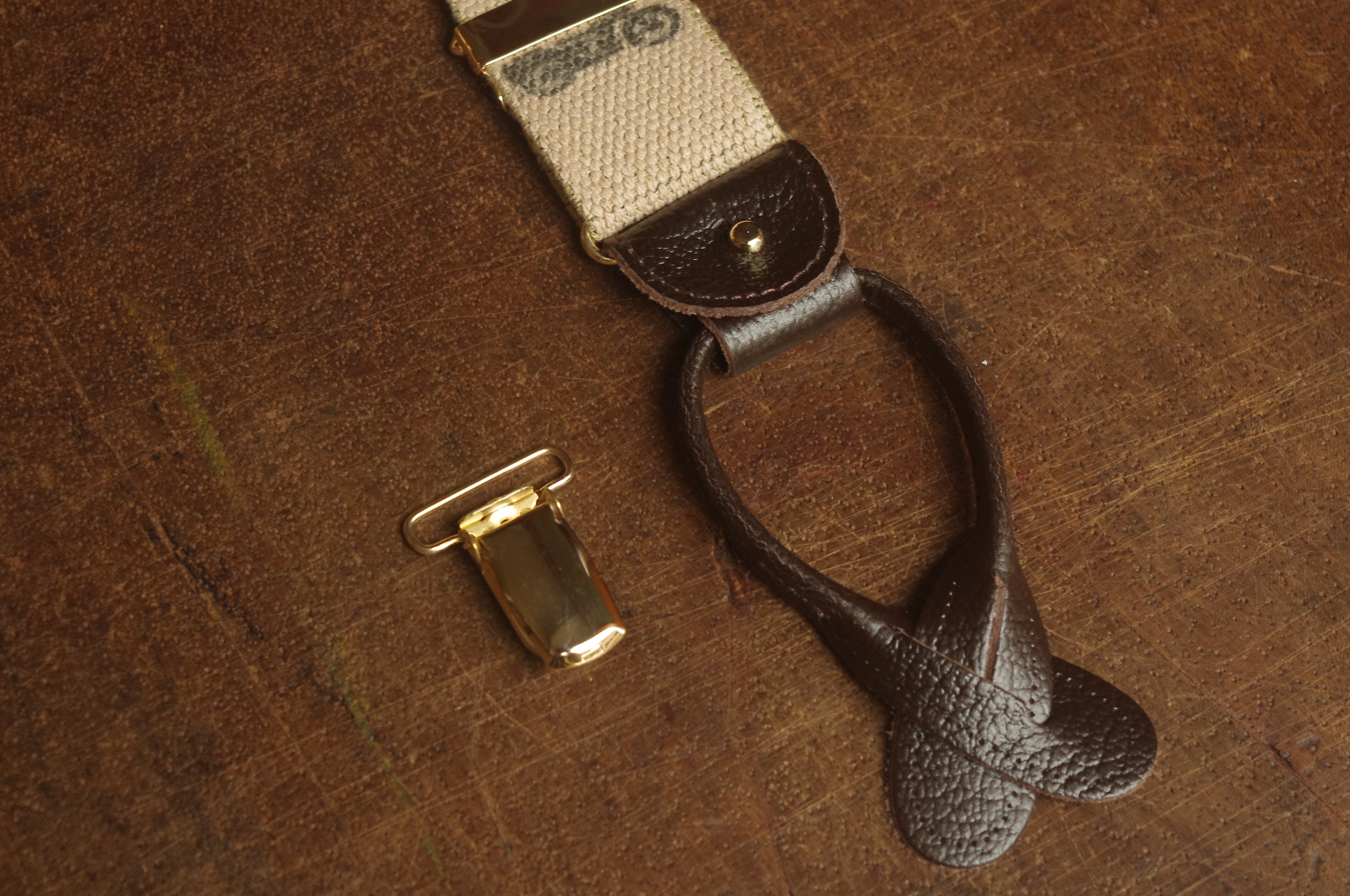 レザー使用時(クリップは取り外し可)