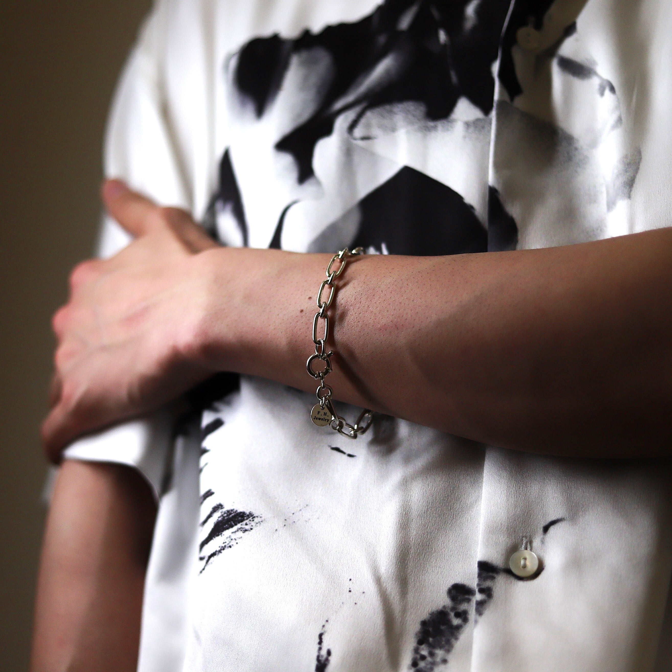 F.H. シルバーブレスレット（フロートロックブレスレット）：#B041