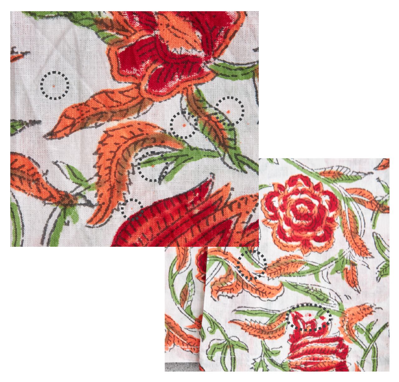 インクの跳ね・にじみ