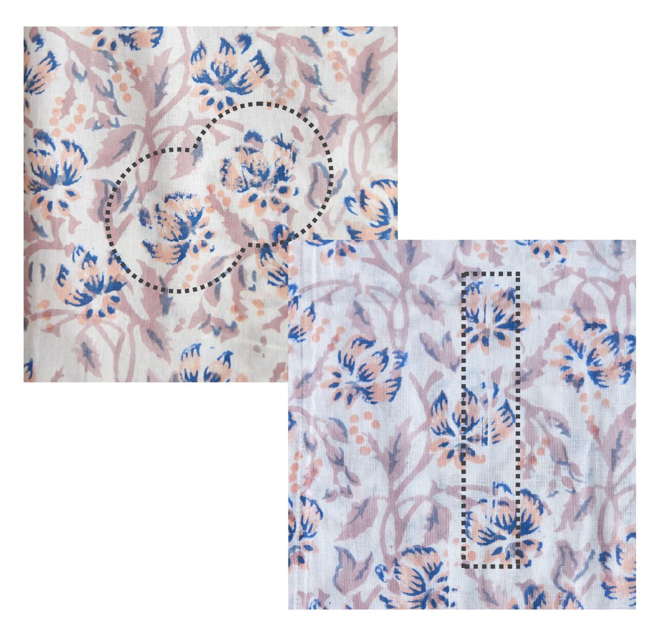 プリントのズレ・重なり