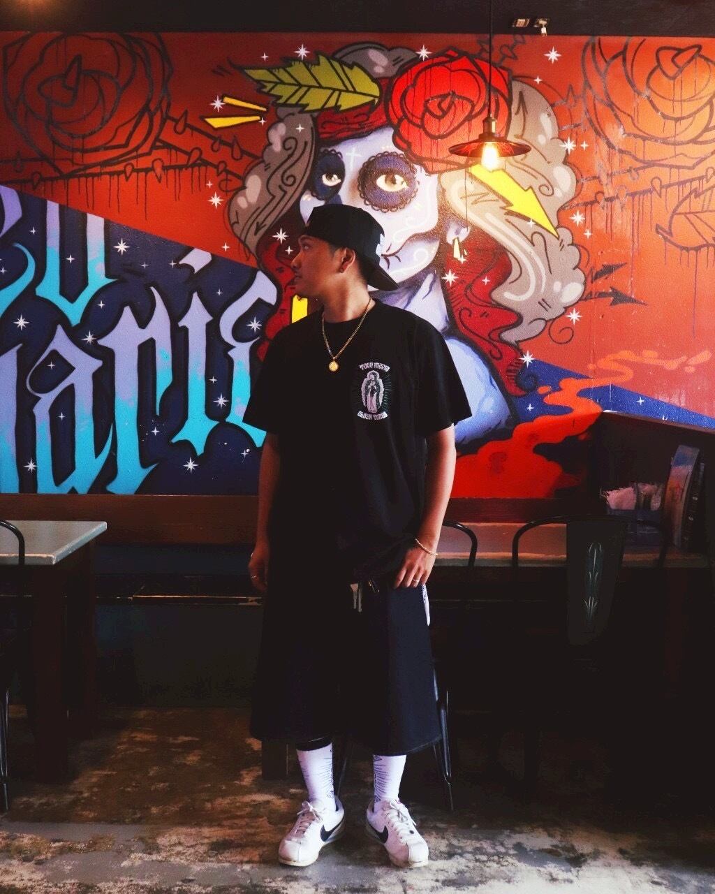 BLACK:164cmLサイズ着用