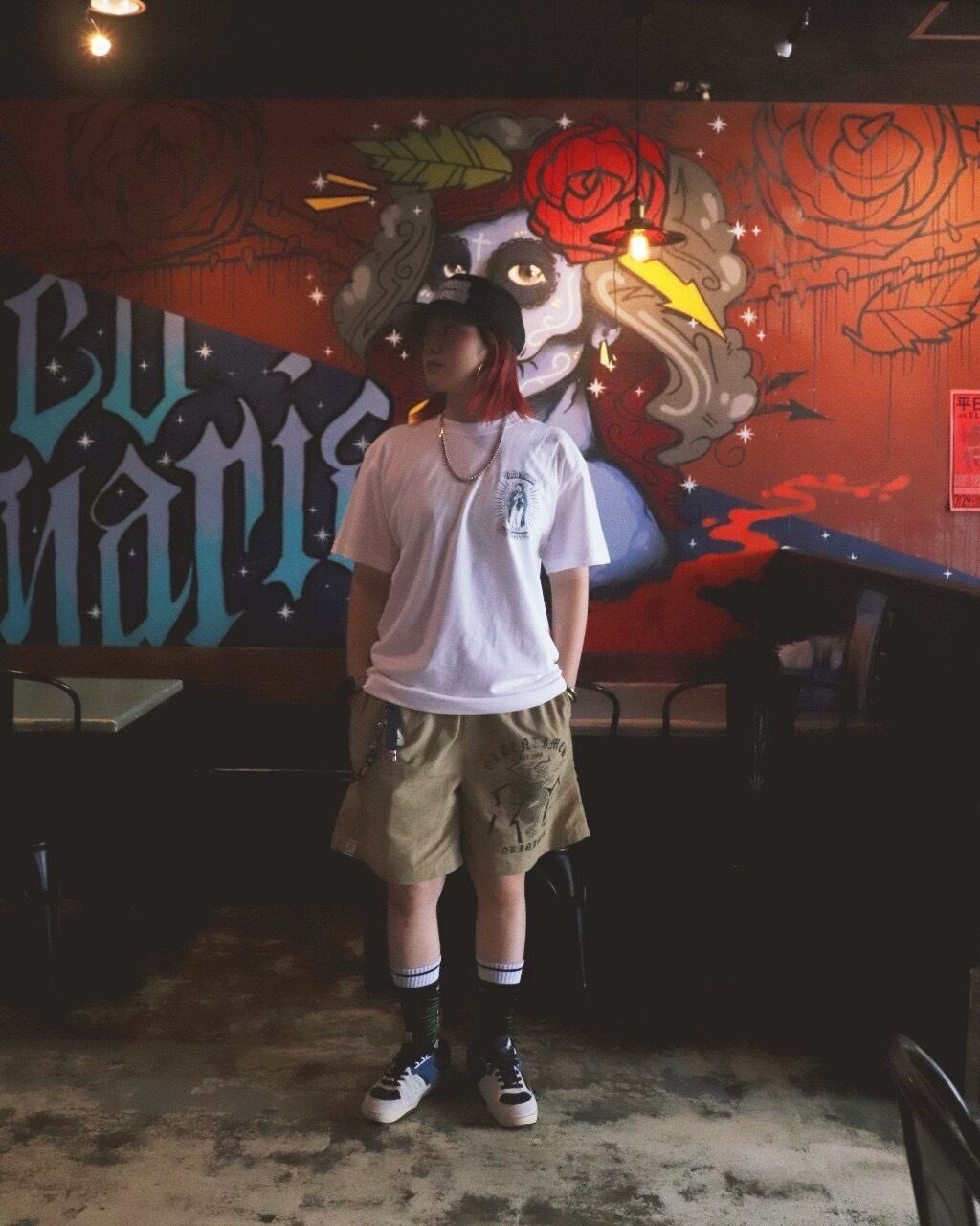 WHITE:164cmLサイズ着用