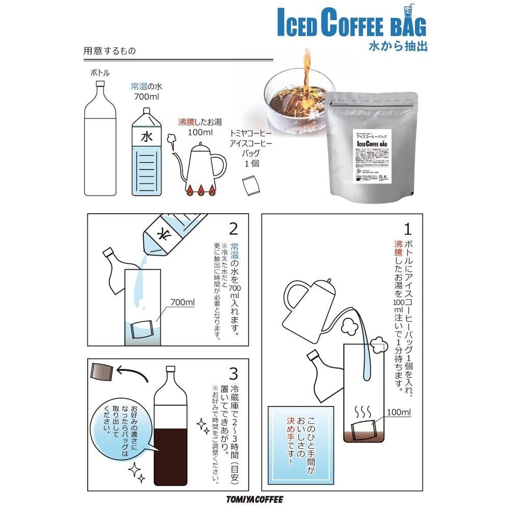 アイスコーヒーバッグ 40g×10袋】 中細挽 iced coffee bag アイス