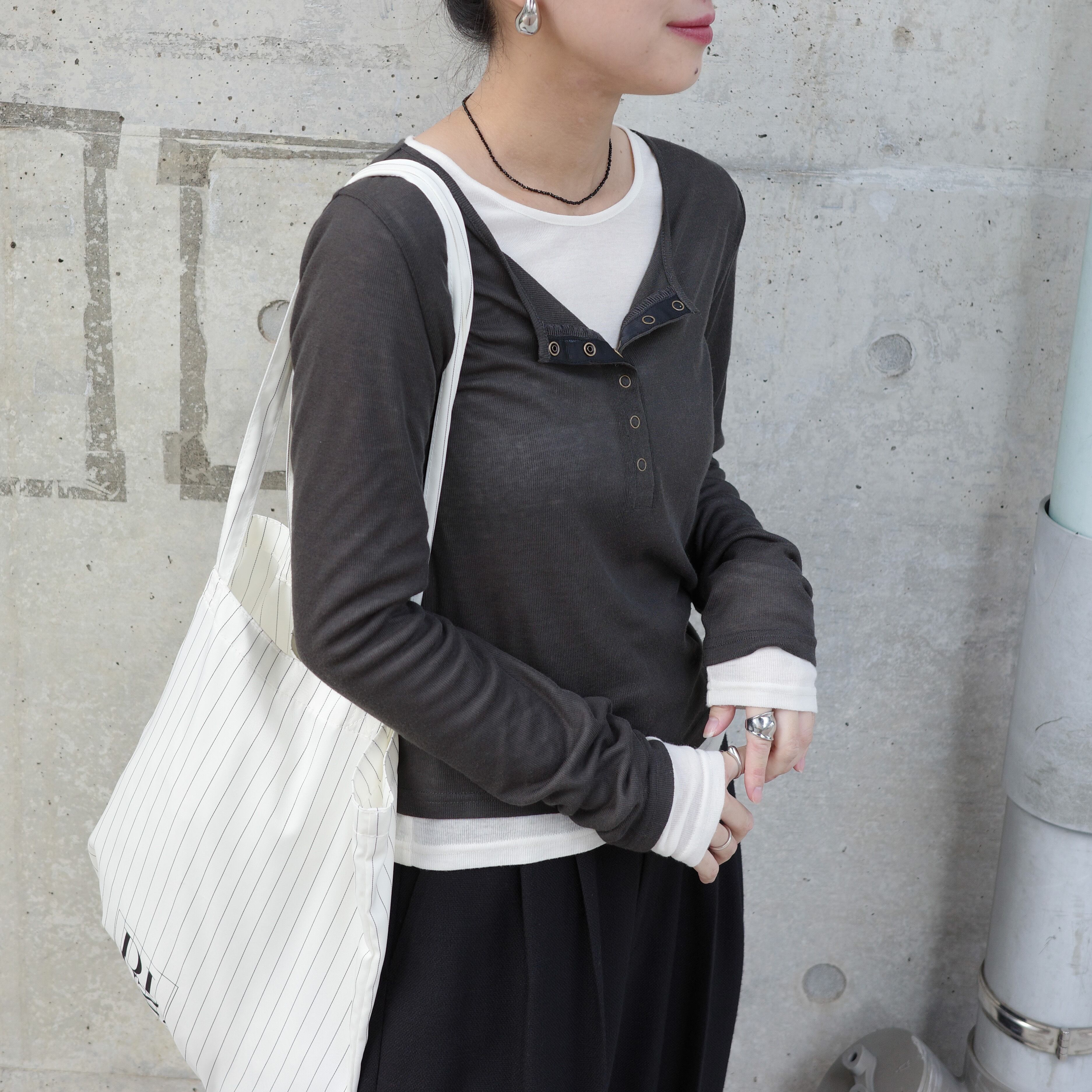 159cm Charcoal ×Ivory