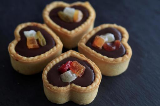 チョコのタルト