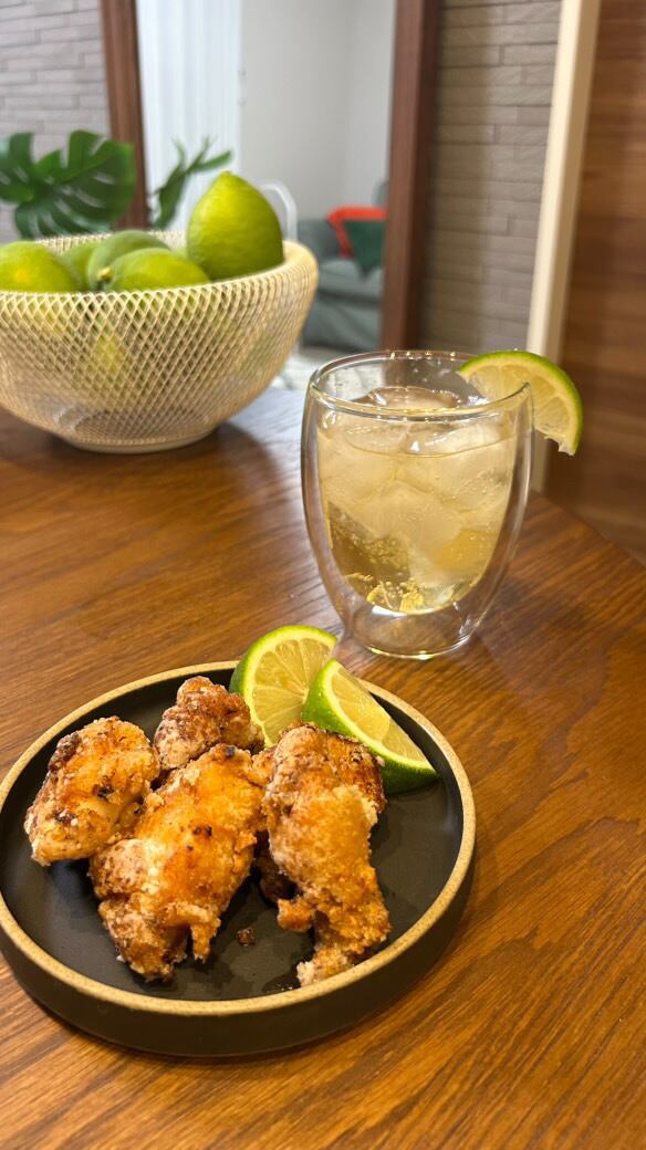 ハイボールと唐揚げ
