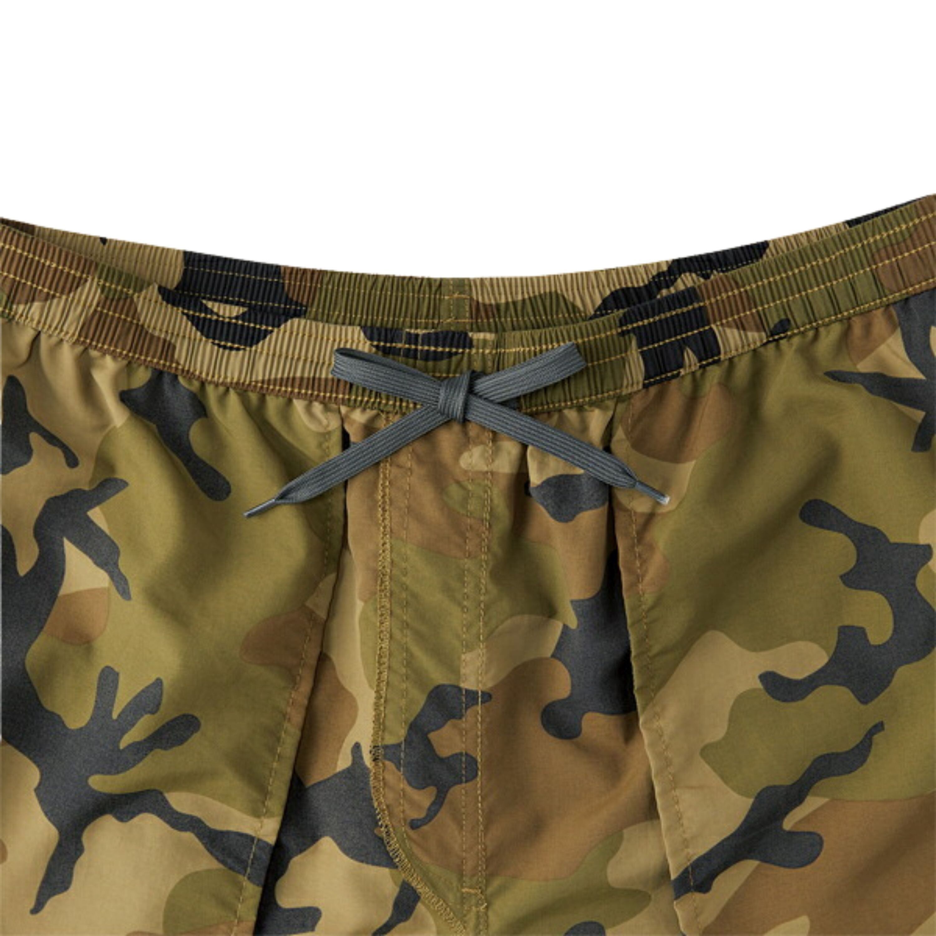 ウエストは平ゴム＆ドローコード付き