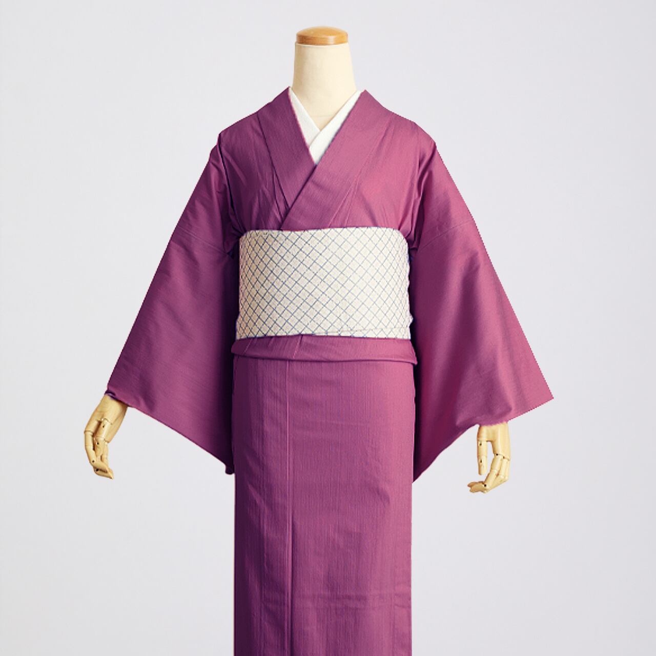 IKS deux カラーデニム着物パープル