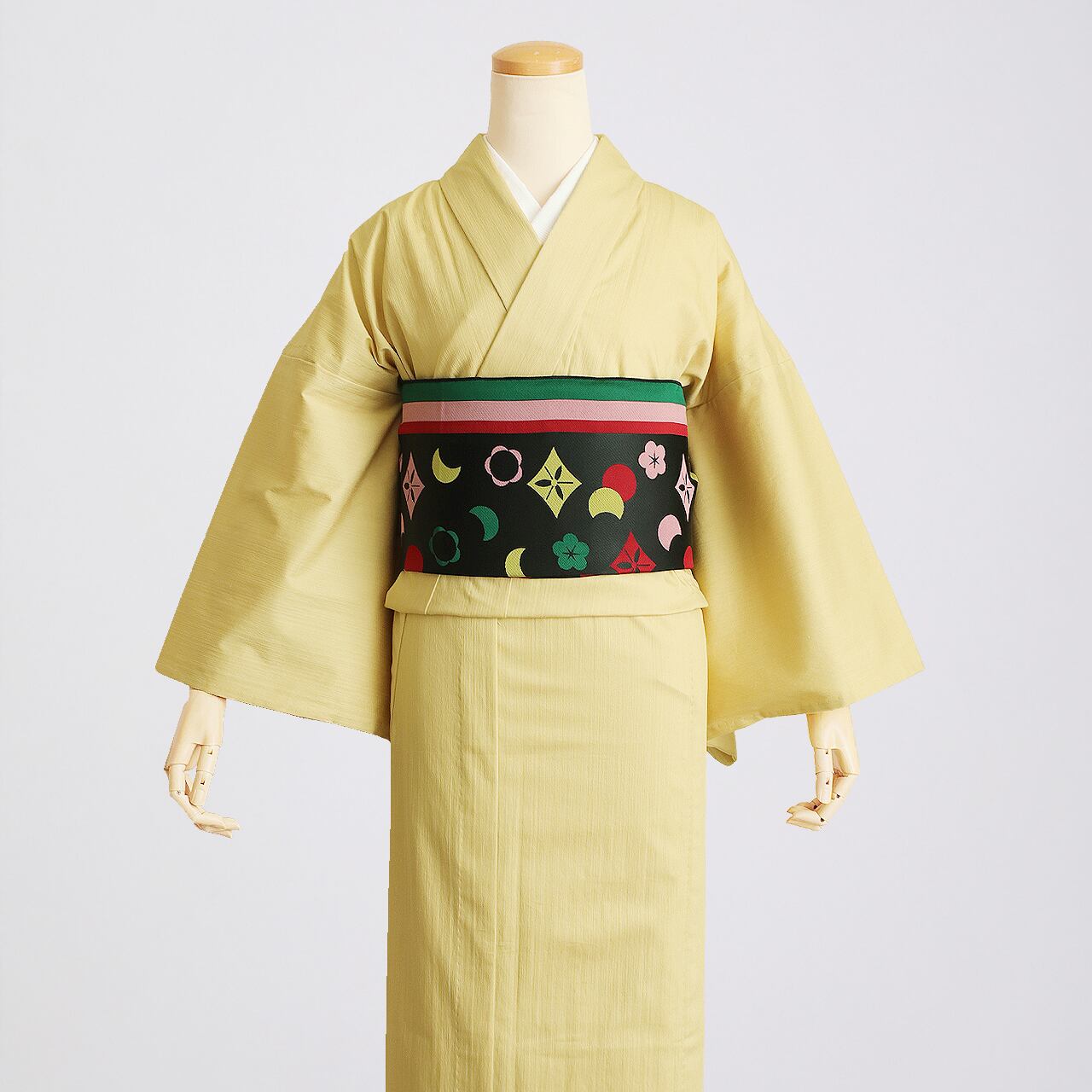 IKS deux カラーデニム着物薄イエロー