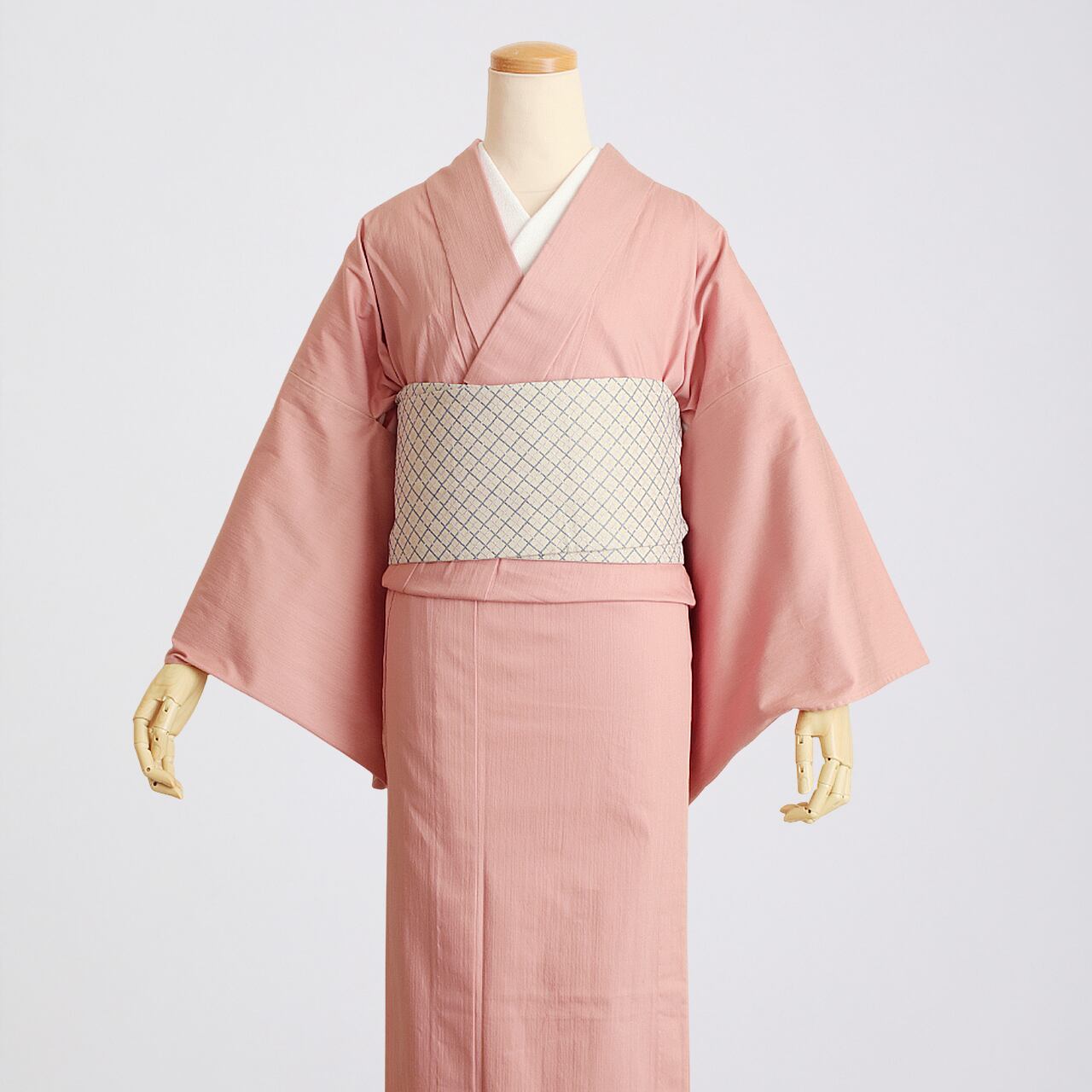 IKS deux カラーデニム着物 ピンク