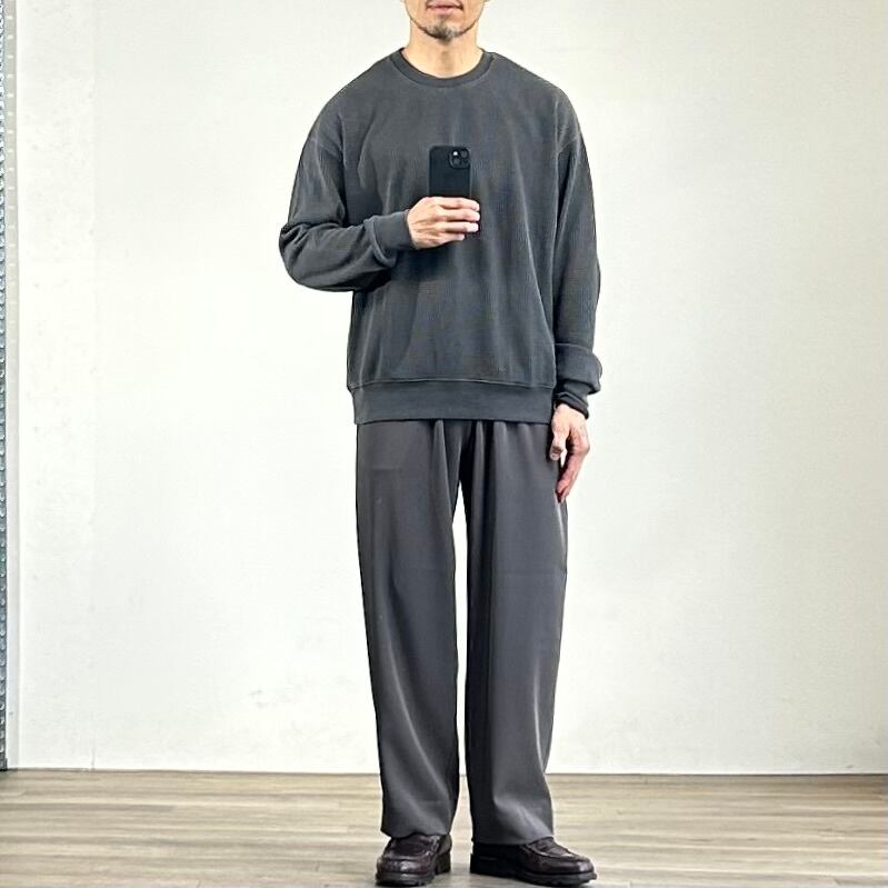26SS》【SEABEES】WAFFLE CREW OVER THERMAL L/S TEE シービーズ