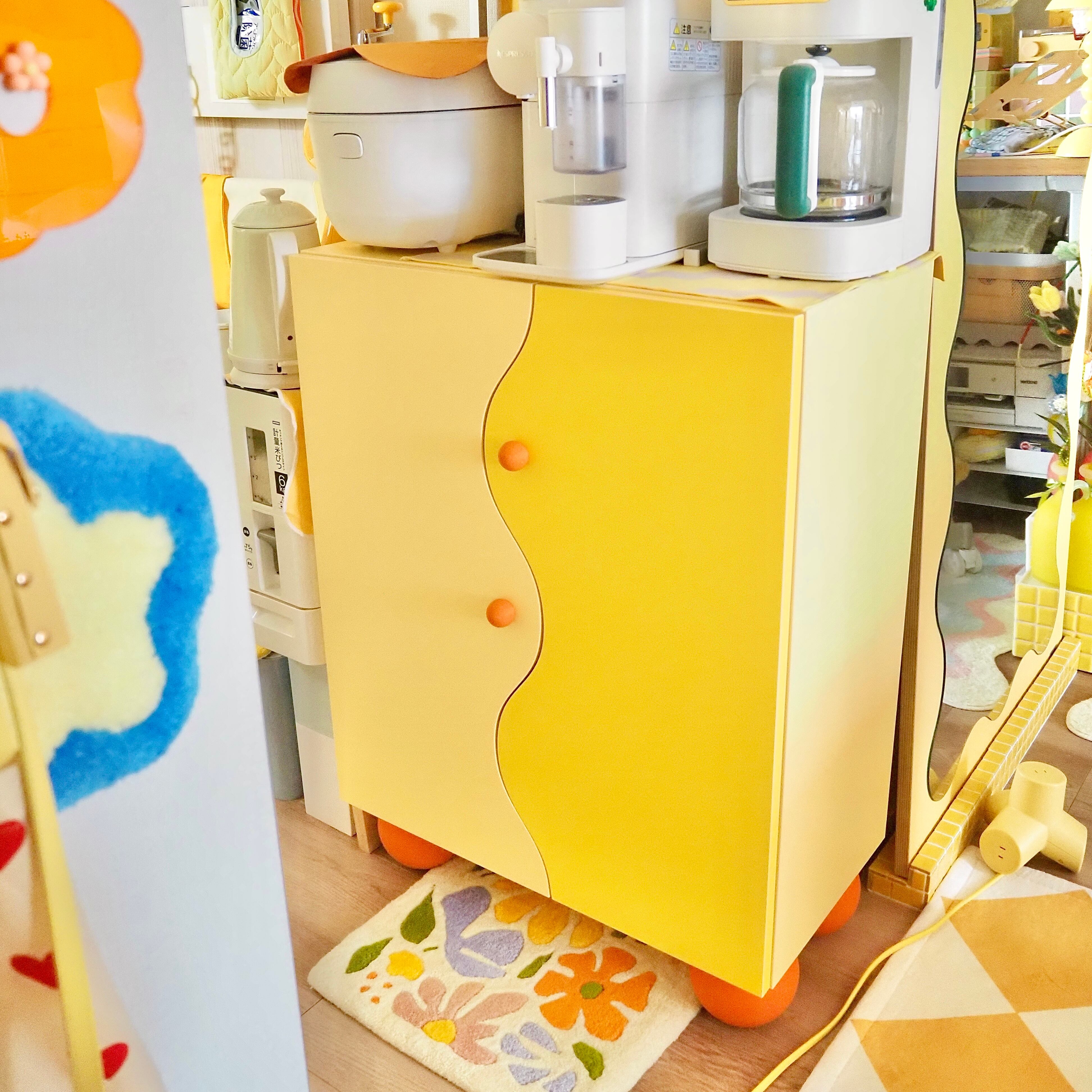 左→K6500　右→K6501　つまみ、脚→orange(@waka._.naa)