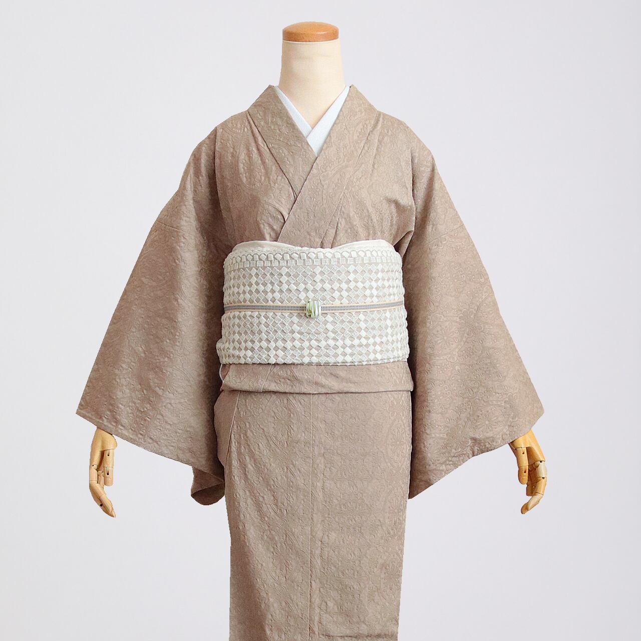 IKS deux バティックジャガード ストレッチ ベージュ