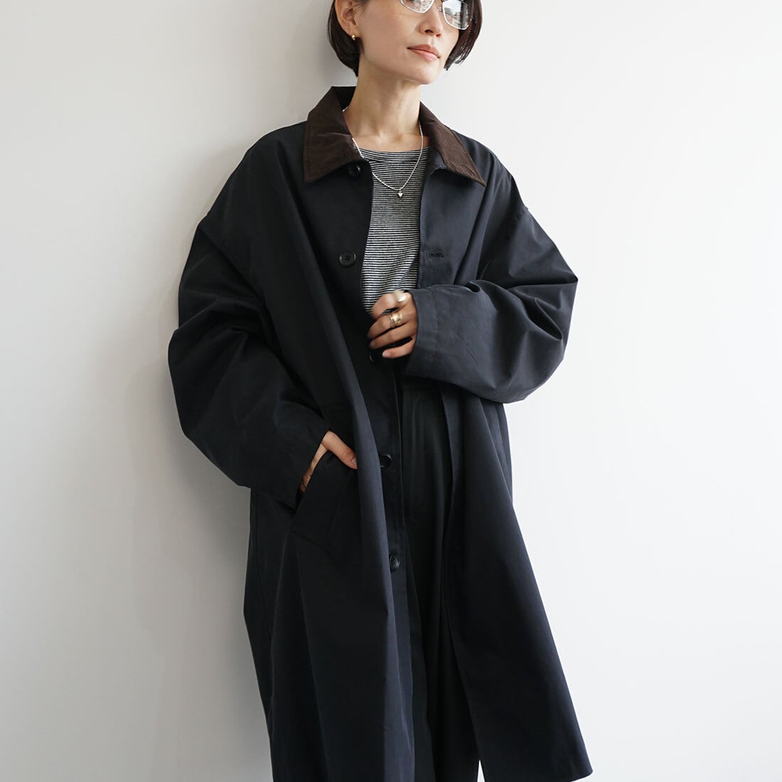 オーバーハーフコート | FASHFREN/ファッシュフレン