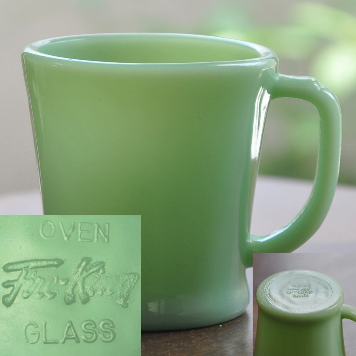 GLASS刻印/フラットボトム 1940年代 レア★★★★☆