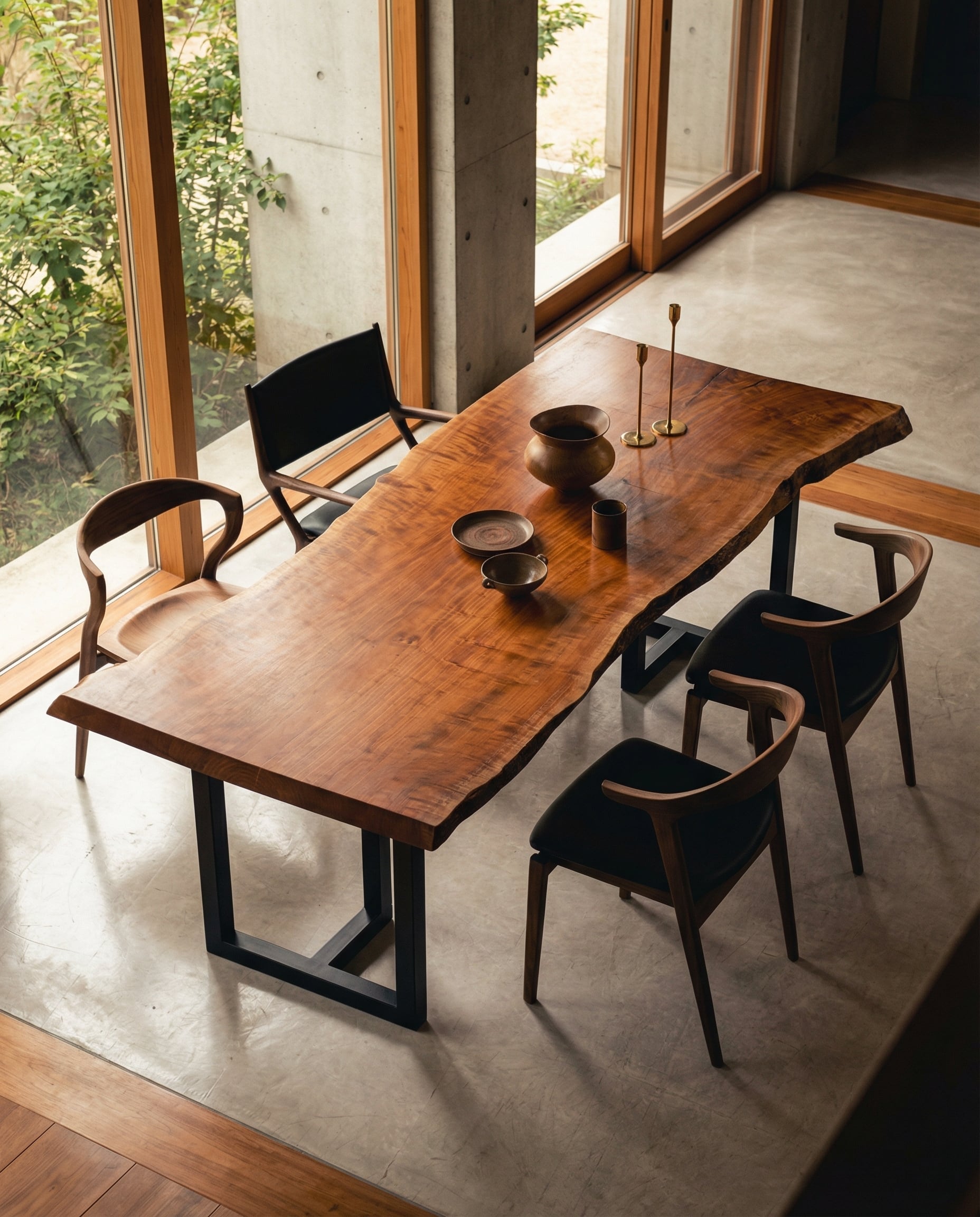 Premium】桜（サクラ）_2250×840‐1020×70_青山店_テーブル天板/一枚板