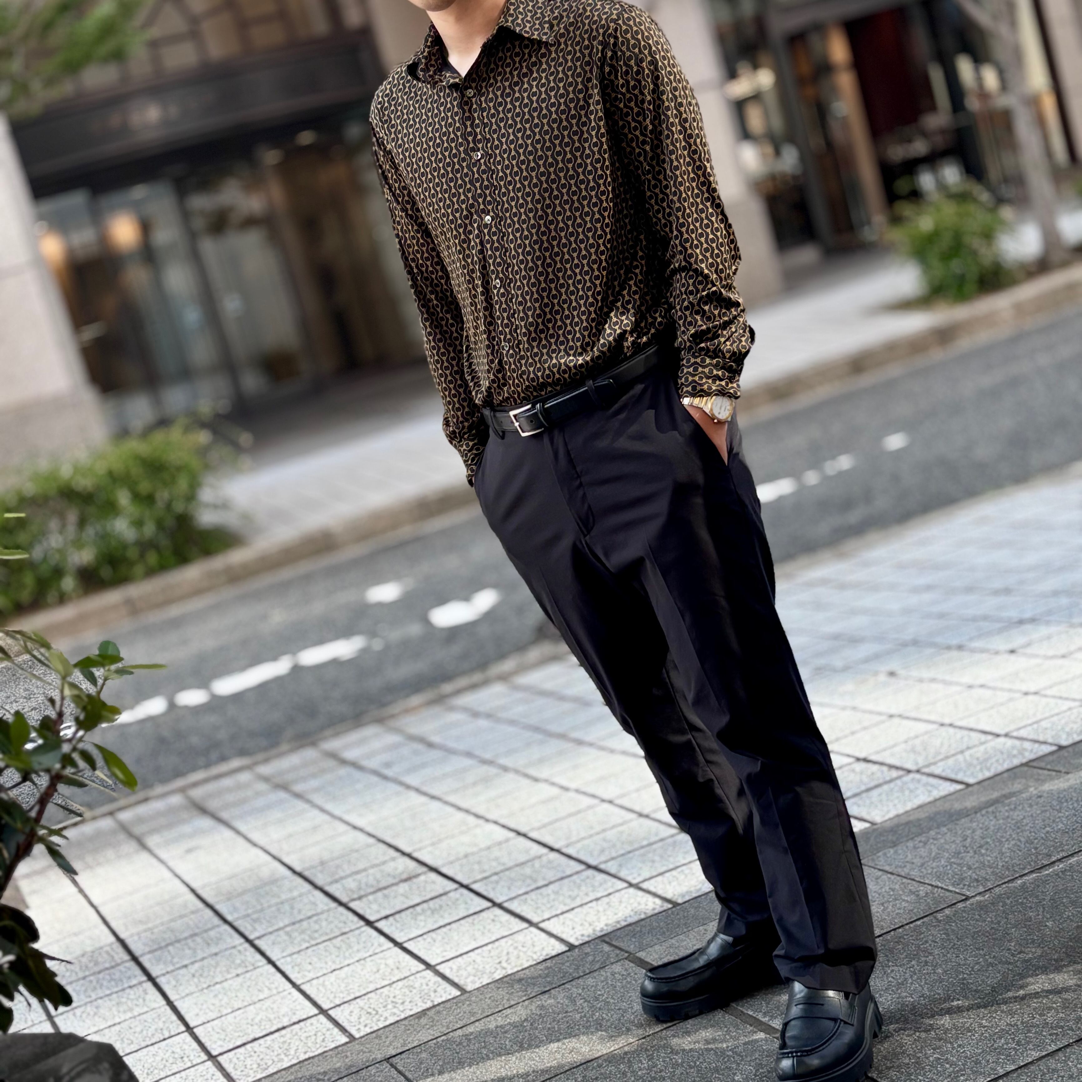 作品例　メンズシャツ