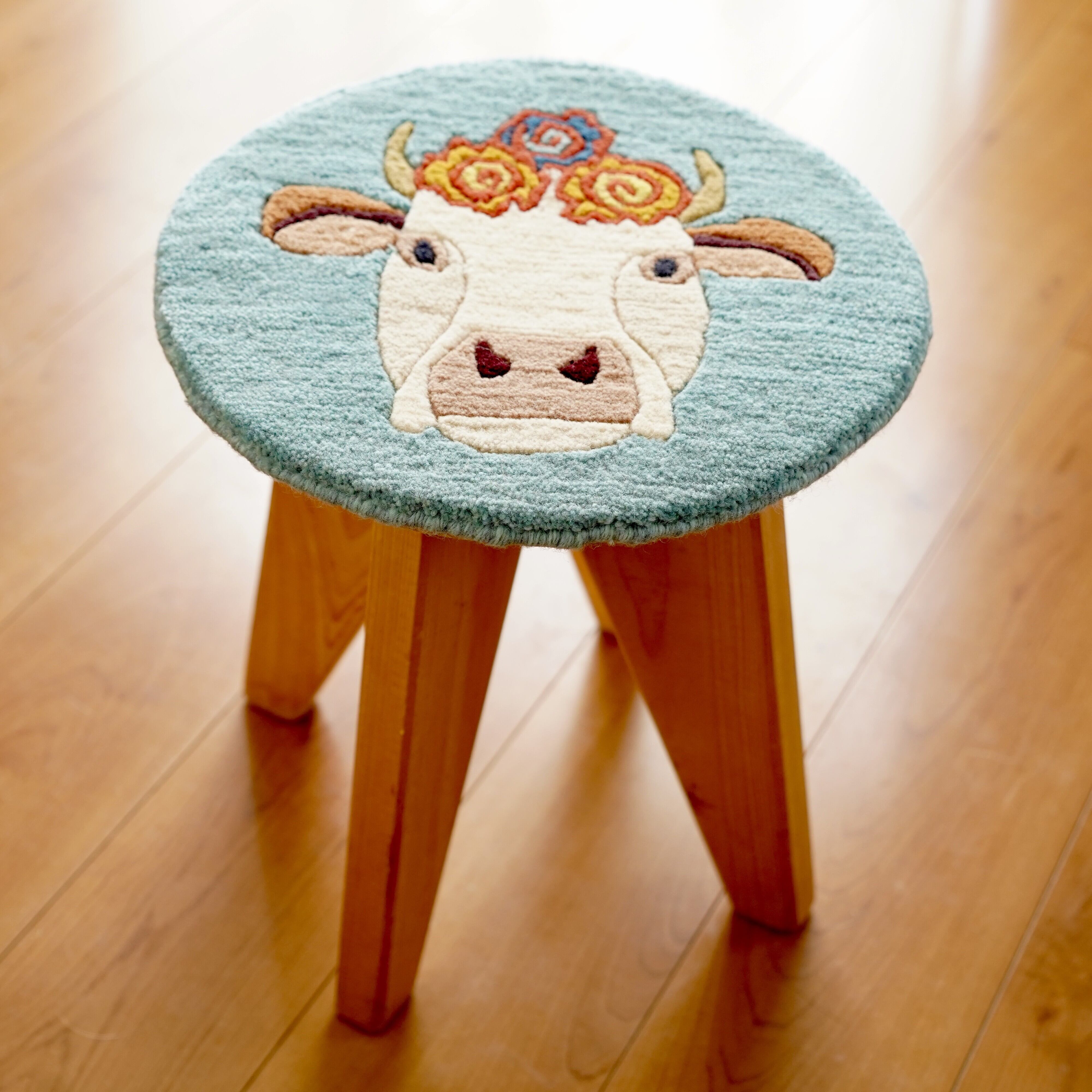 ご自身で描かれた推し牛のイラストを