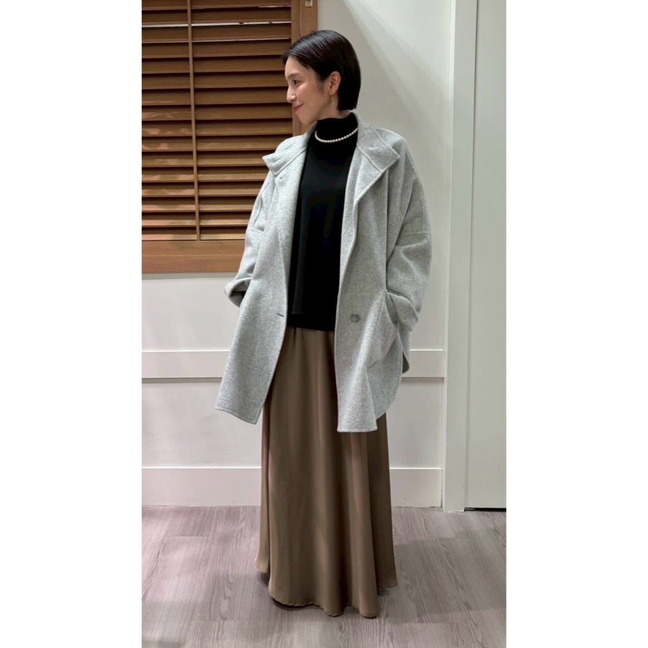 浦和店  157cm  /  着用カラー MocaBrown