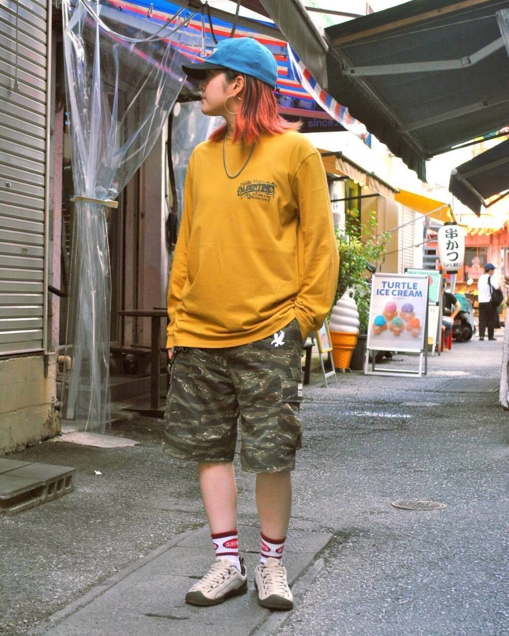 HAZY YELLOW:164cmLサイズ着用