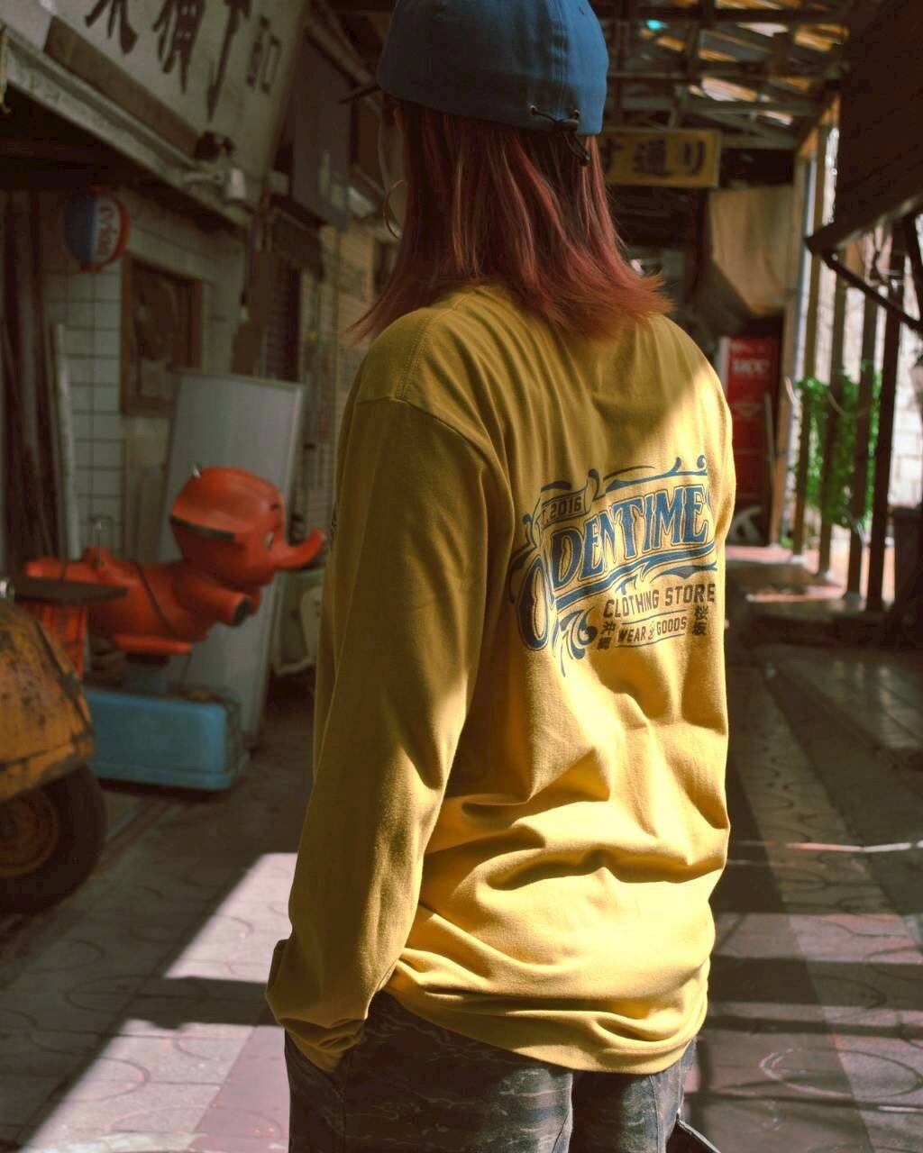 HAZY YELLOW:164cmLサイズ着用