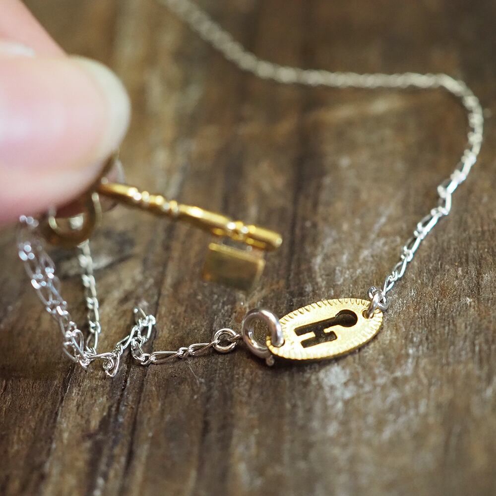 アルファベットの鍵穴に