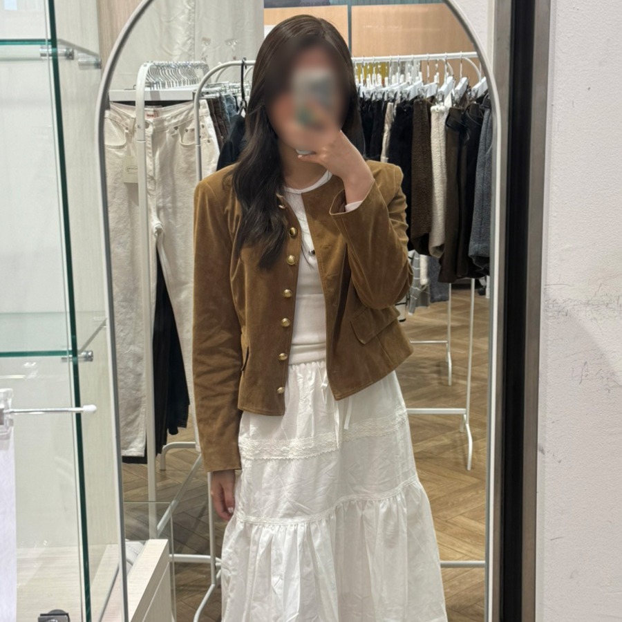 160cm ホワイト F着用