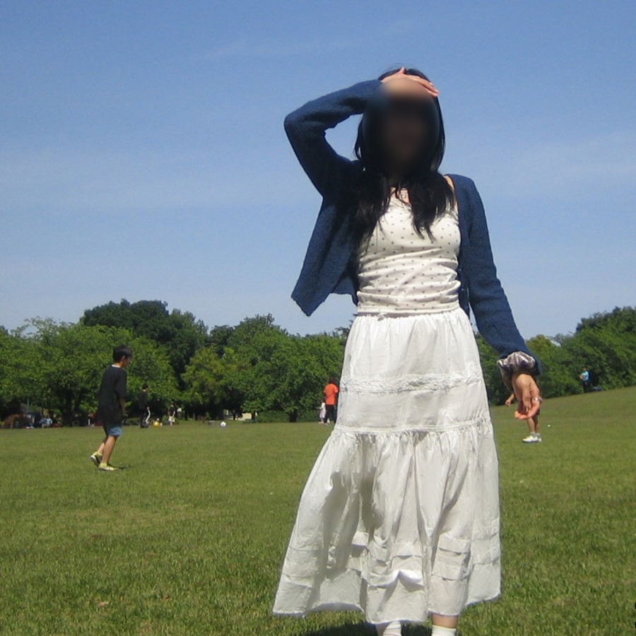158cm ホワイト F着用