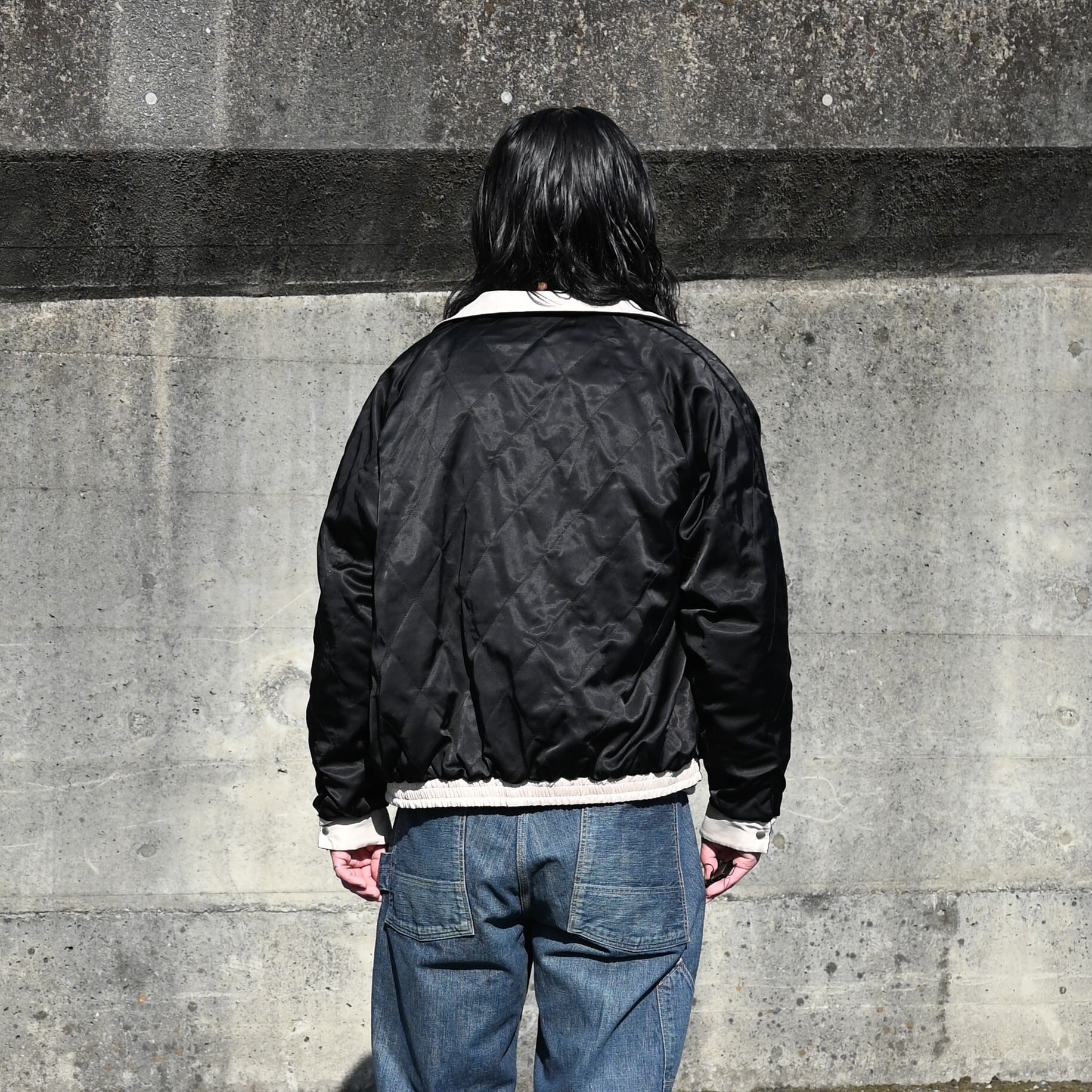 OLD JOE / STUNNING VELVET SOUVENIR JACKET(Niwatori to Hiyoko) | GANKO