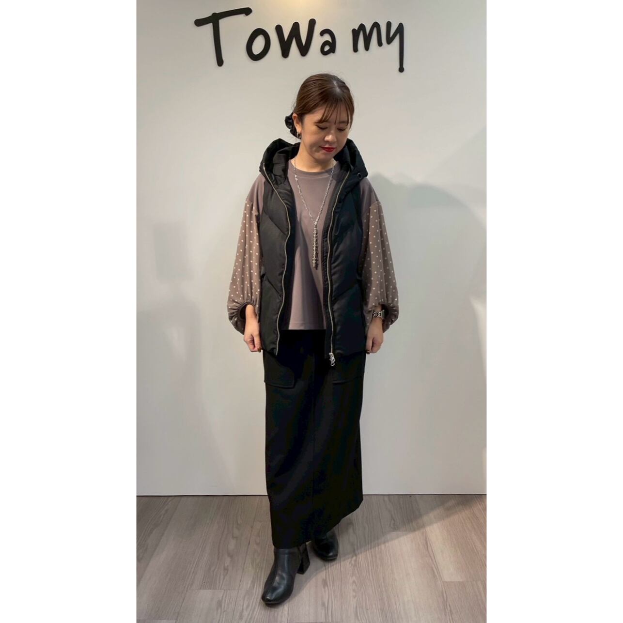 新宿店  148cm  /  着用カラー d.bge