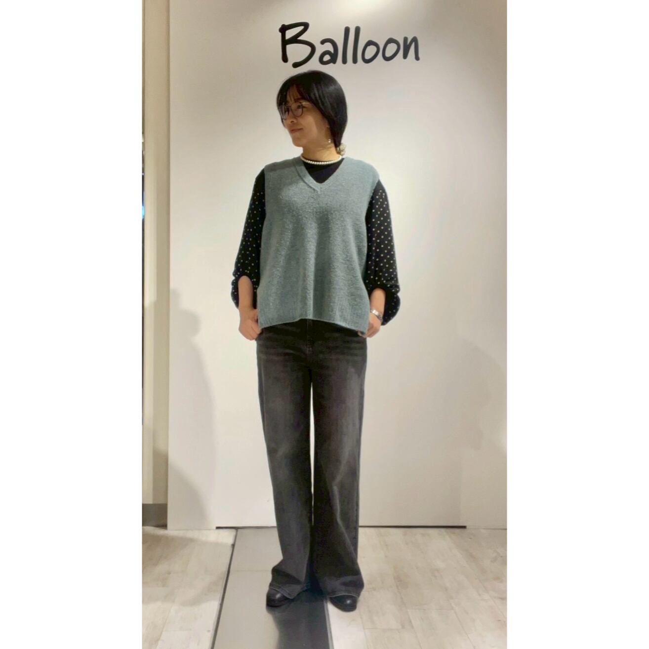 千葉店  168cm  /  着用カラー blk