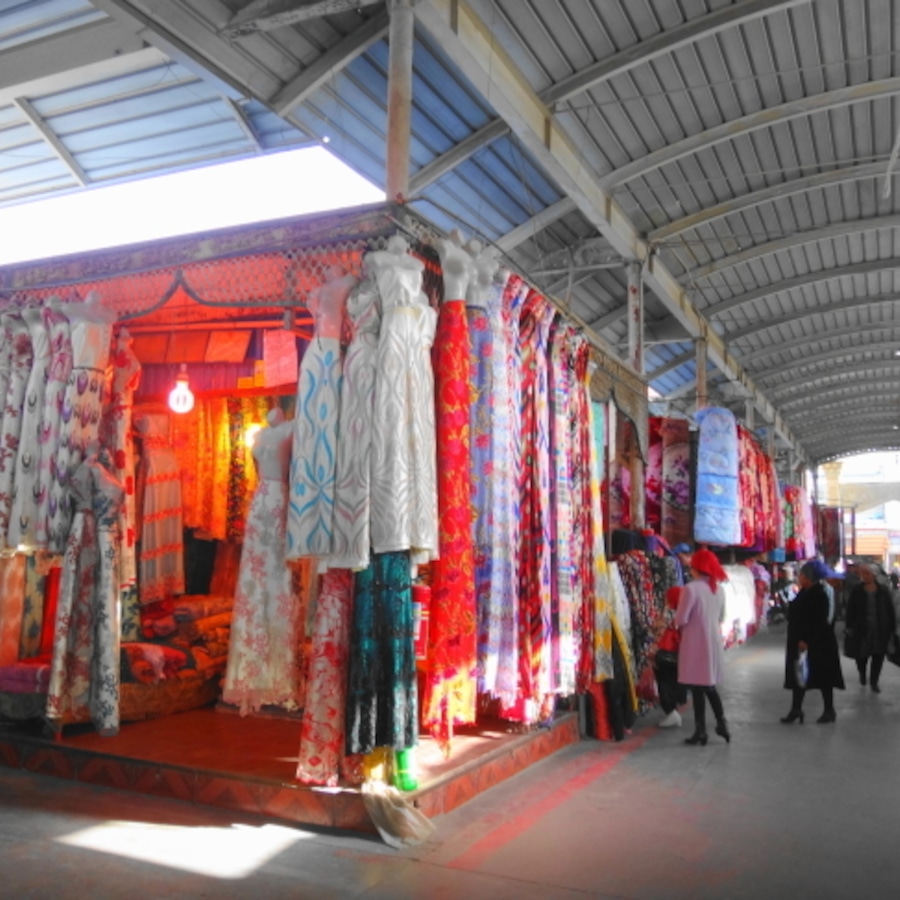 新疆ウイグル自治区カシュガルの市場