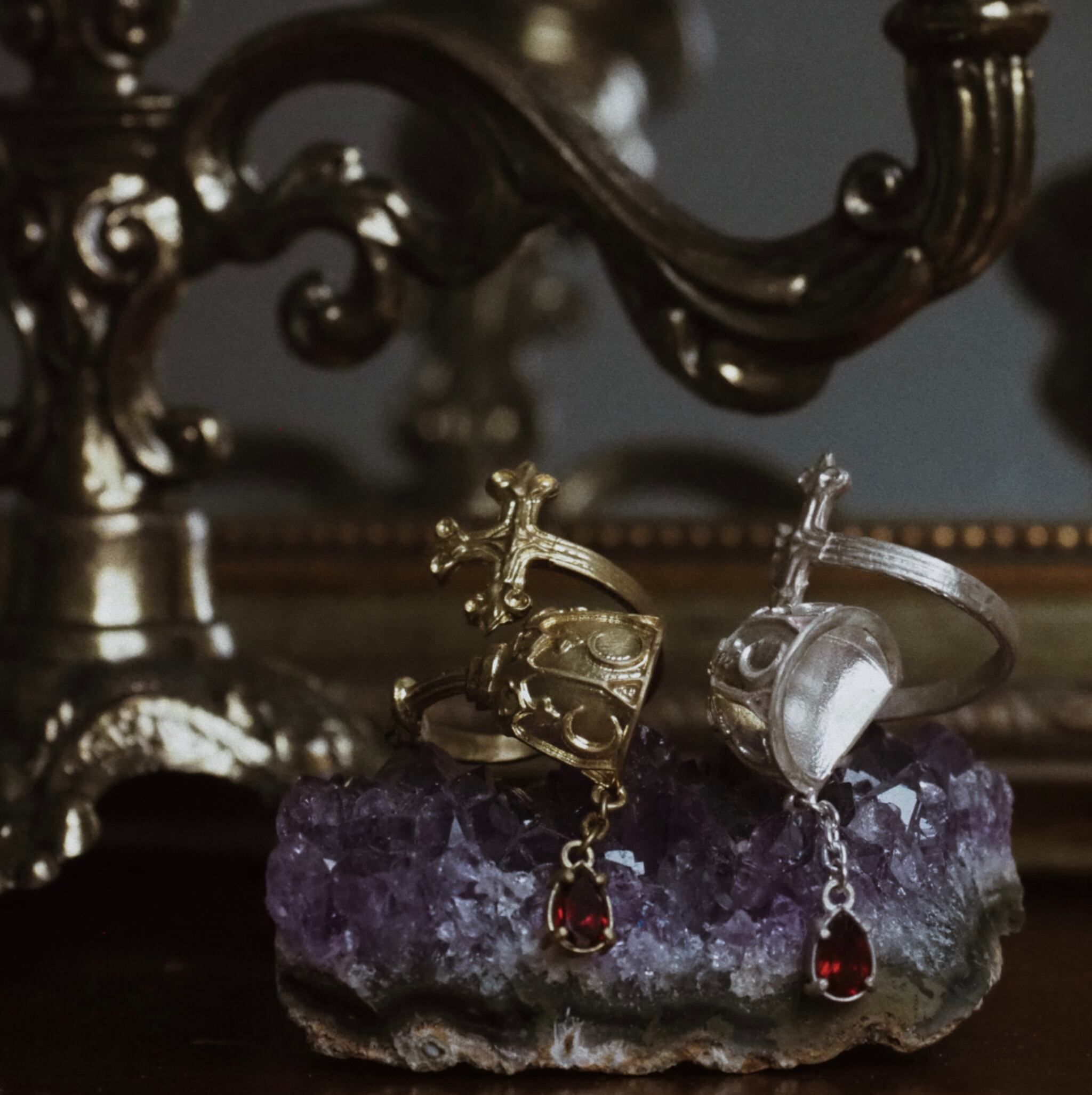 鉱石の上に置くのもおすすめ