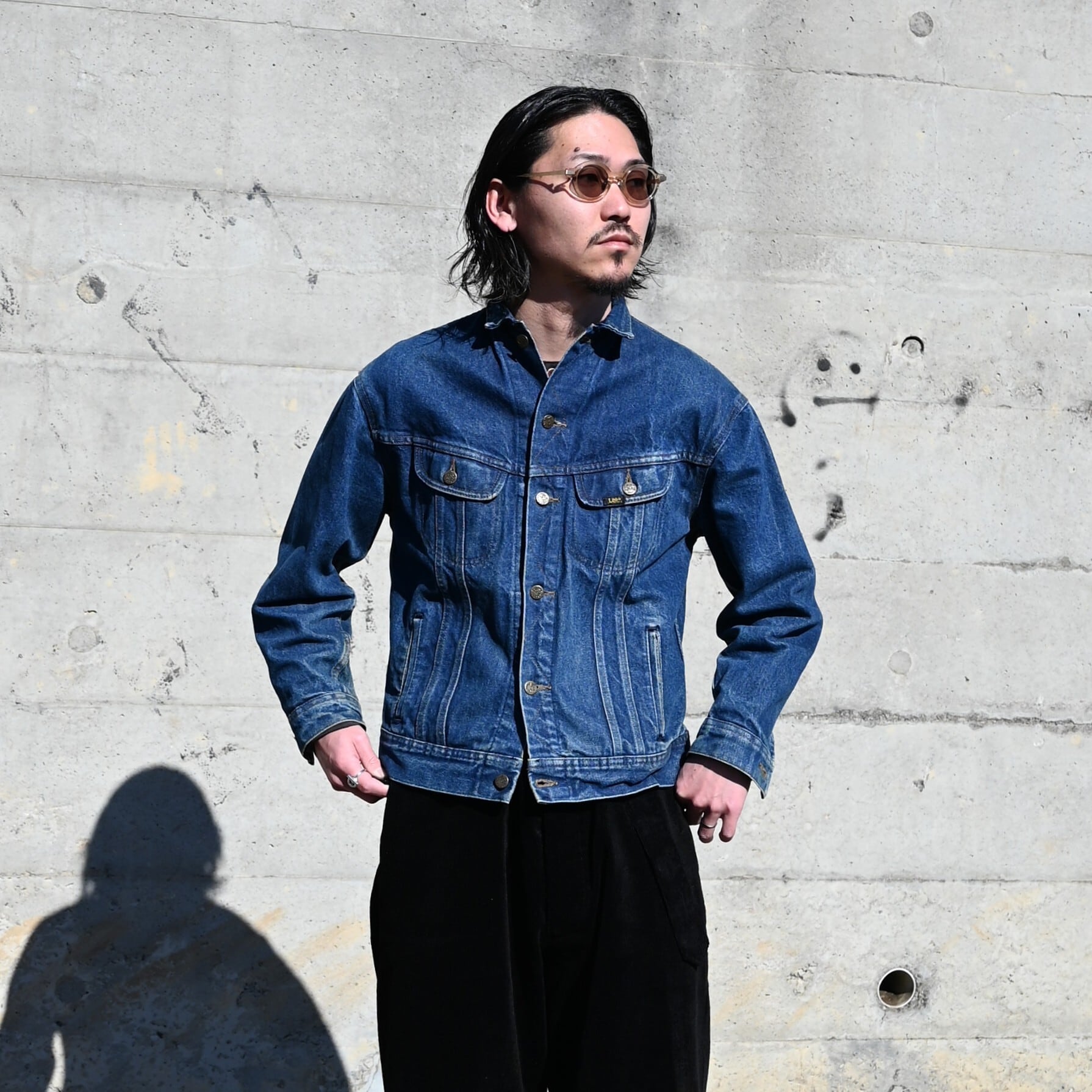 80's ヴィンテージ Lee 220J デニムジャケット USA製 XL 80's Lee vintage XL 220-J Denim Jacket | GANKO