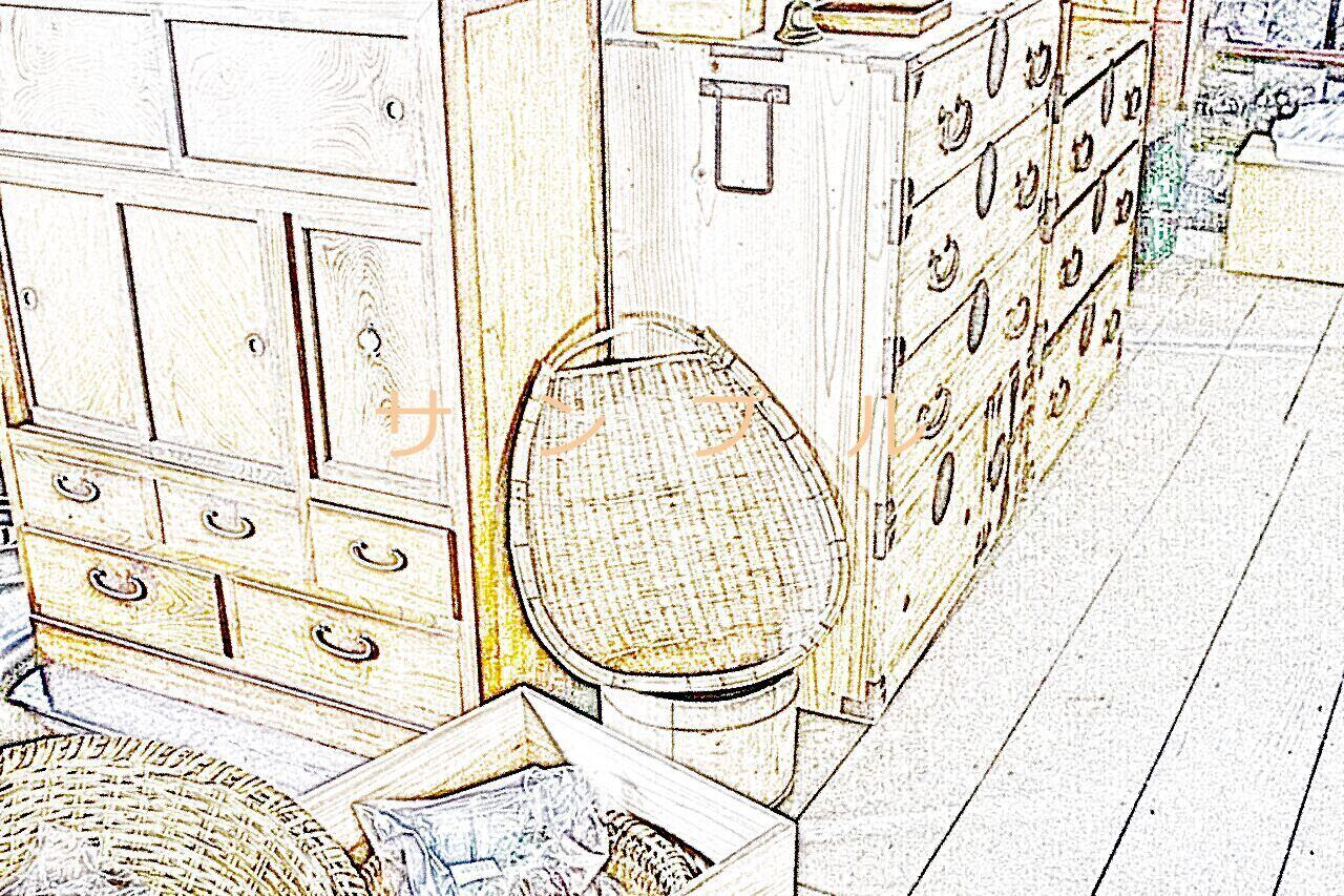 竹ざると古民具1011