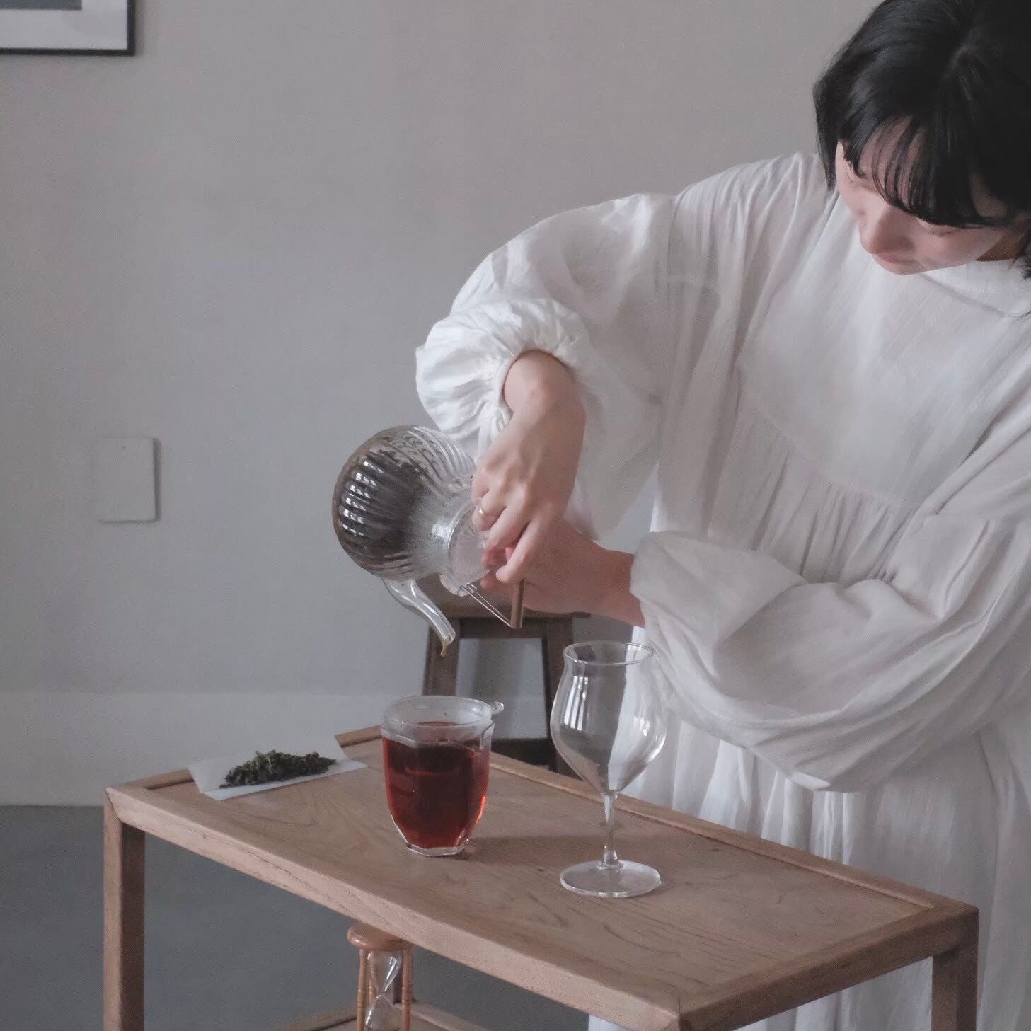 桃のような香りが風に連れられてふわり