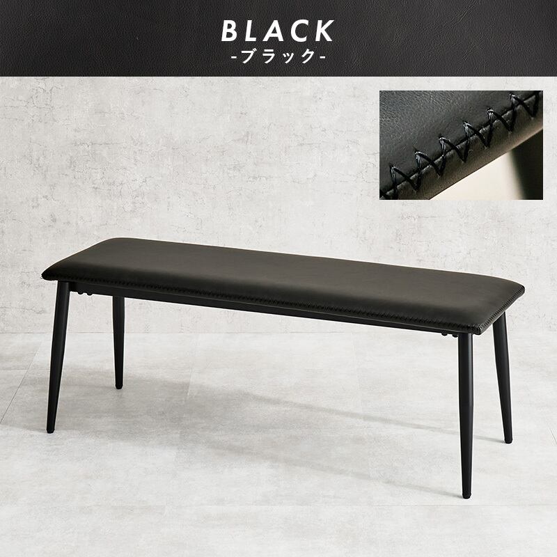 フラットベンチ 黒 レザー風 フラットベンチ 黒 レザー風