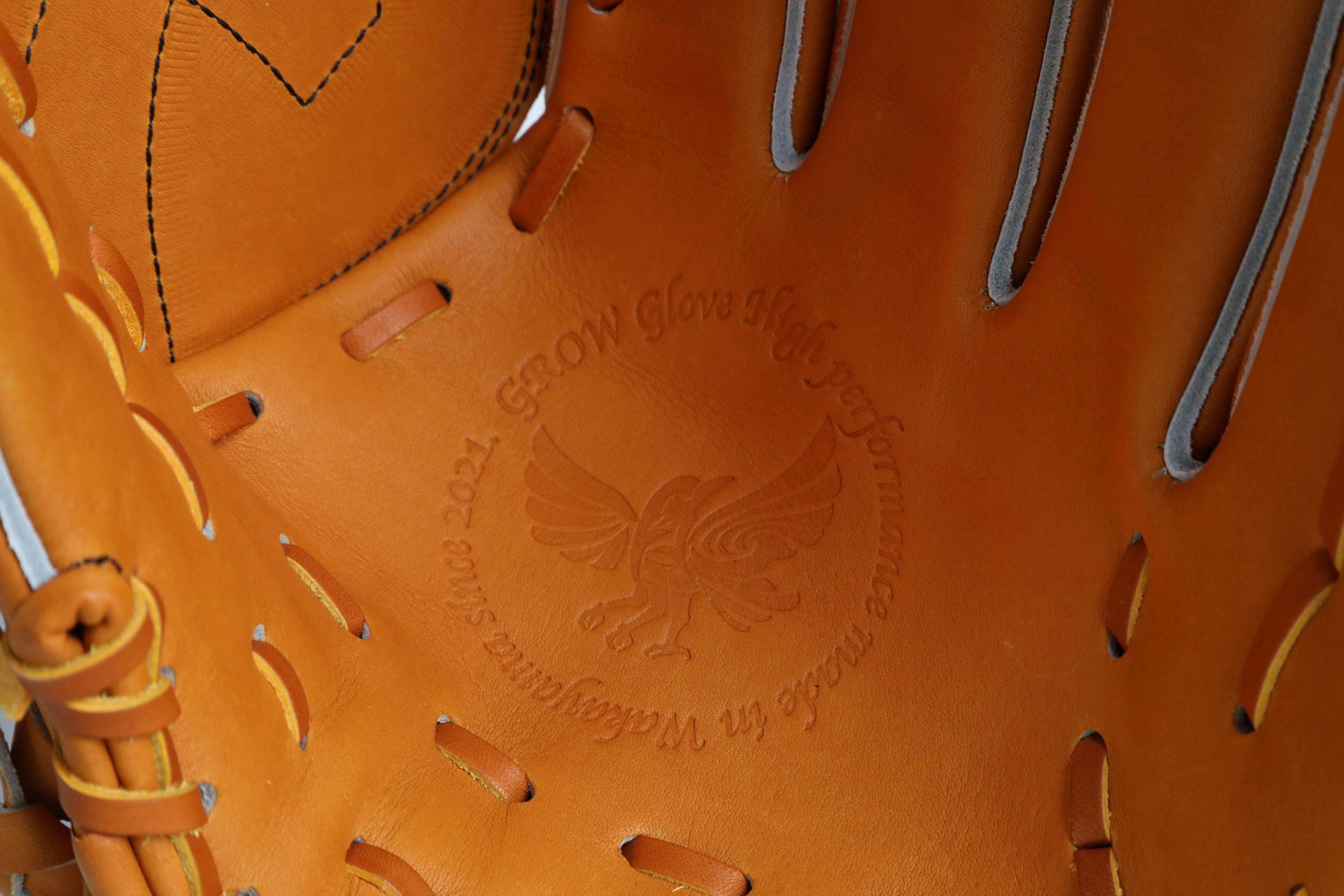 GR0-02】外野手用グローブ | GROW BaseBall