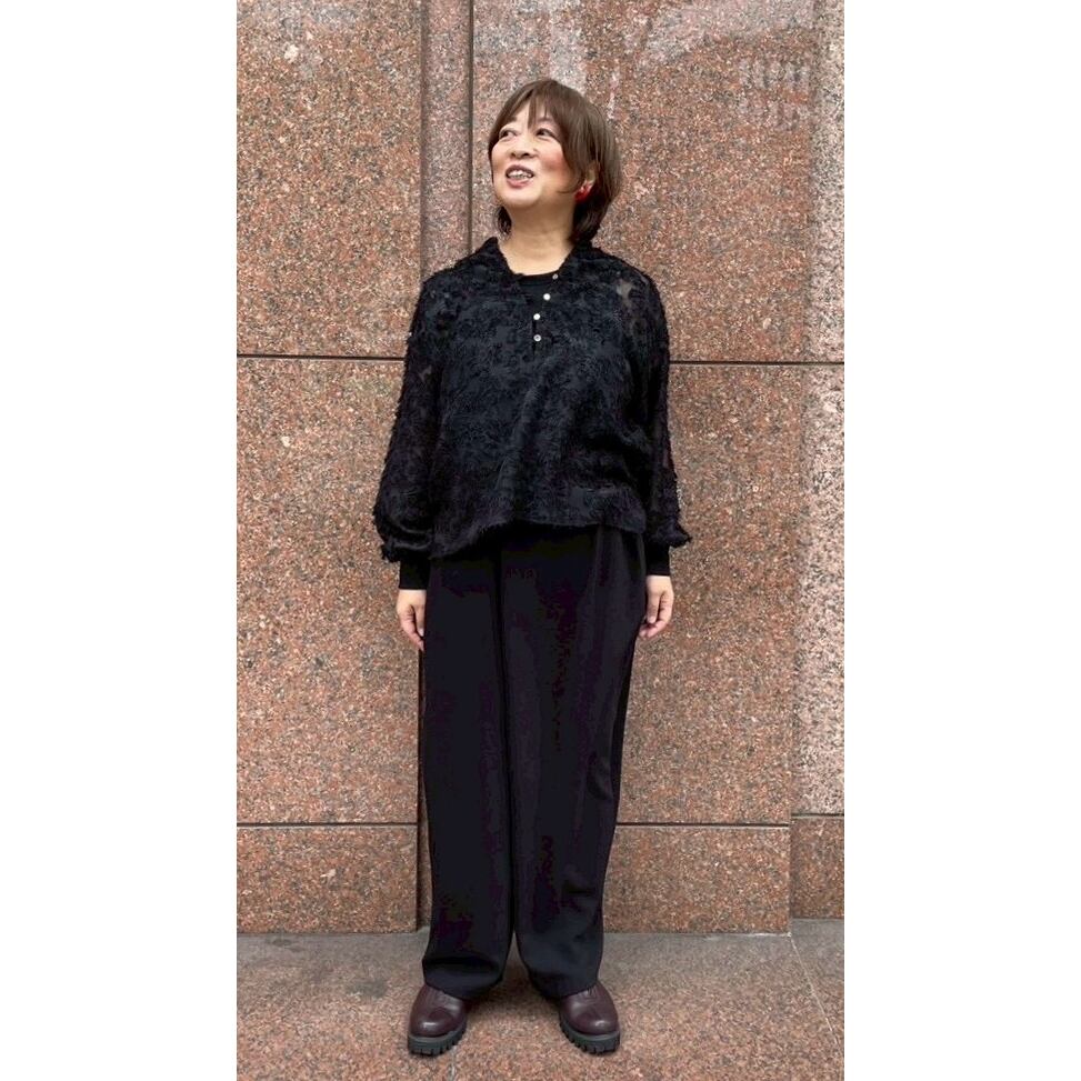 福岡店  159cm  /  着用カラー BLK