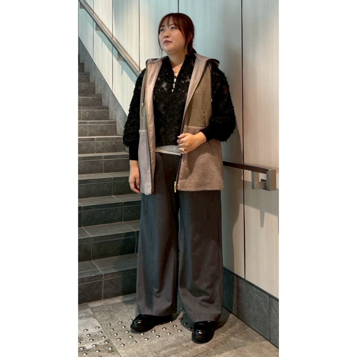 福岡店  165cm  /  着用カラー BLK