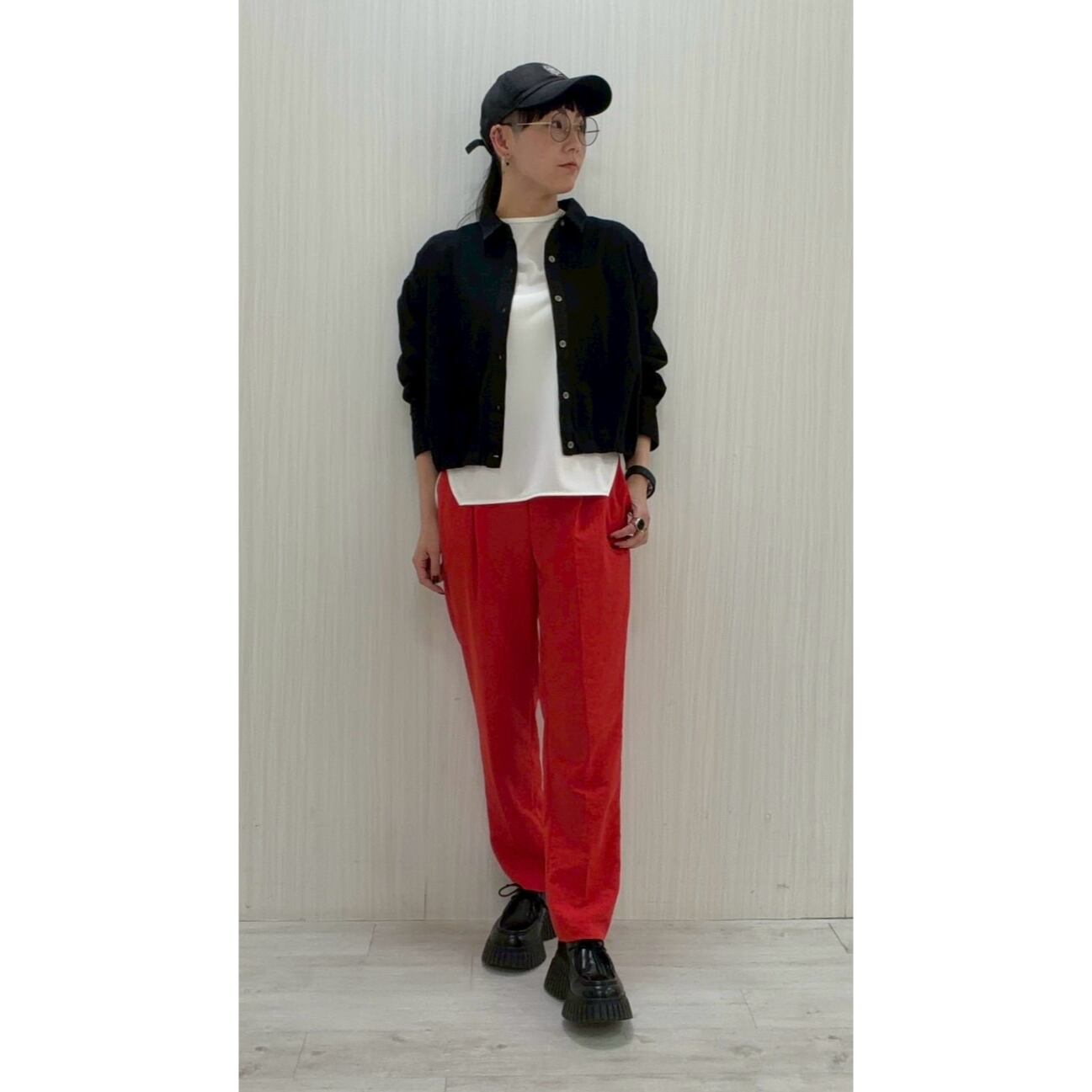 千葉店 159cm  /  着用カラー blk