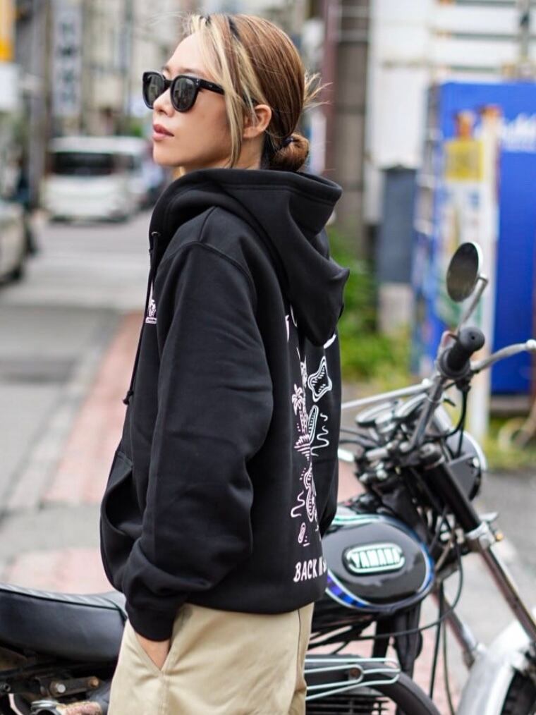 BACK IN SAFETY ZIPUP HOODIE GOAHEAD / ゴーアヘッド | ThrottleWorks