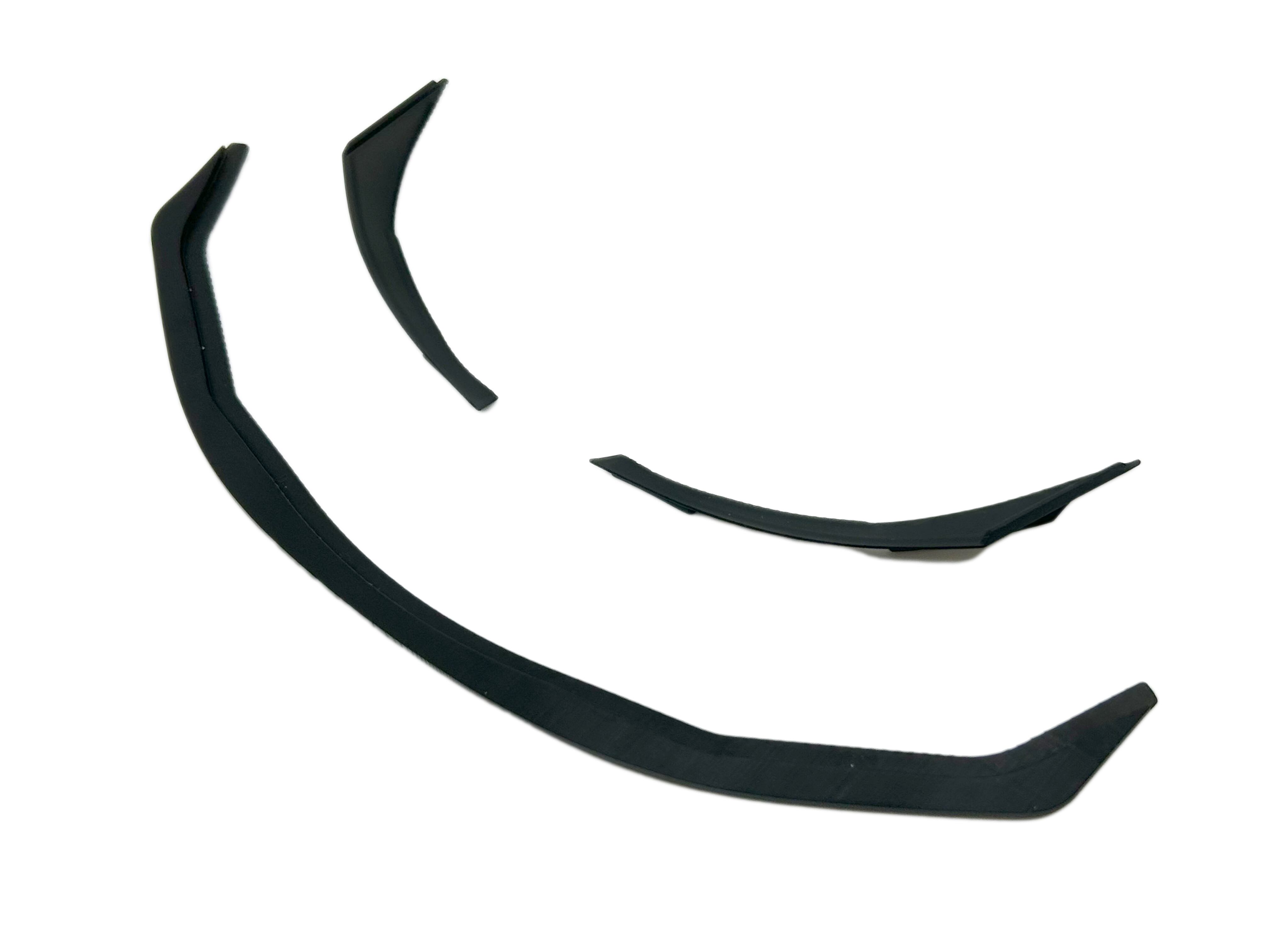 DR-WING03) 2024 SHIBATA GR86用 フロントリップスポイラー&カナード