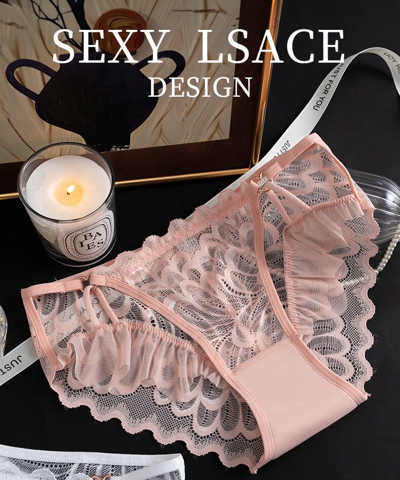 3色】パンツ セット パンティ セクシー レースショーツ レディース 紐